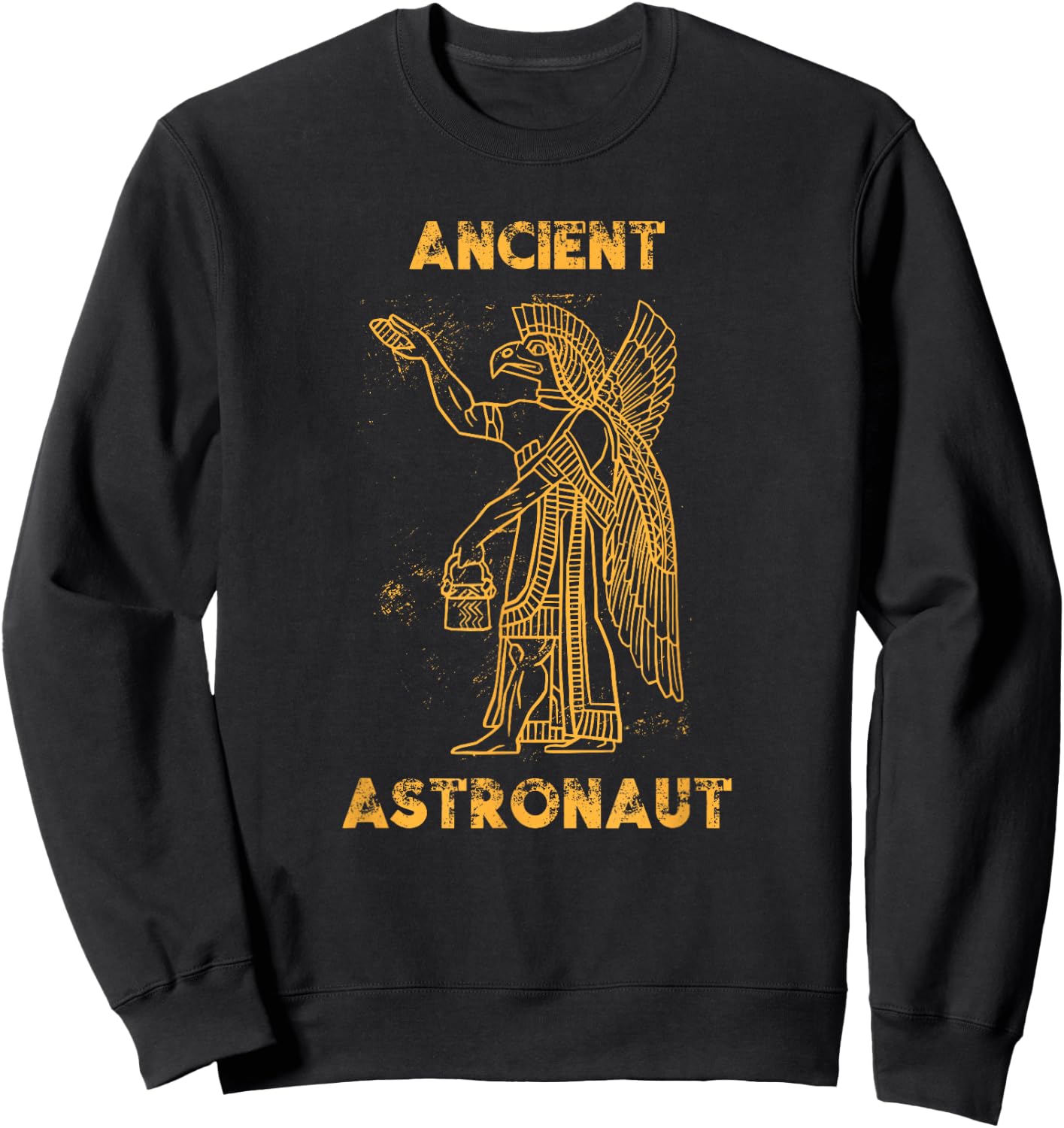 Anunnaki Ancient Astronaut Sumerian Alien Theorists Sweatshirt - Sweatshirt | Black