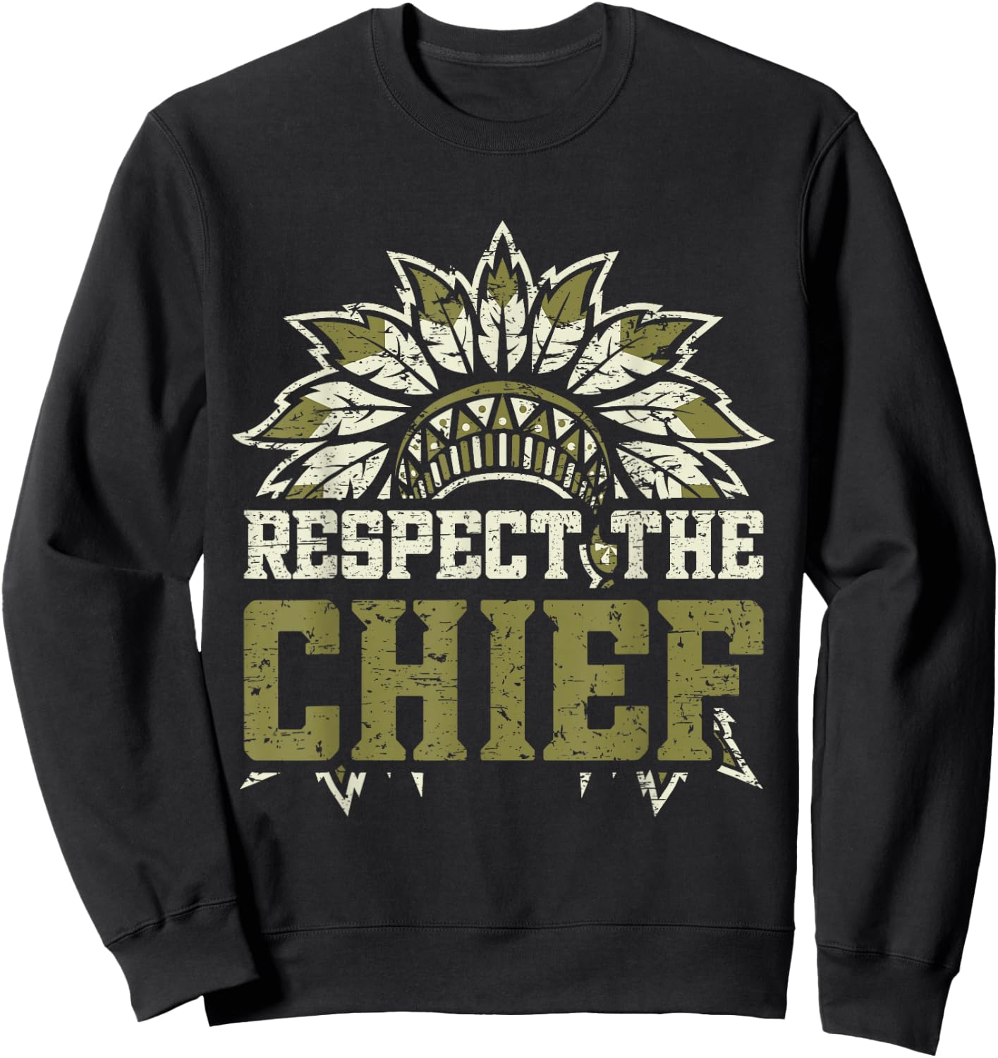 Respect The Chief Sweatshirt - Sweatshirt | Black