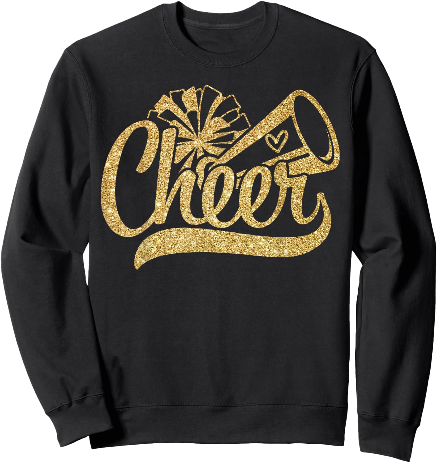 Cheer Leader Cheerleading for Cheerleader Squad Girl BFF Sweatshirt - Sweatshirt | Black
