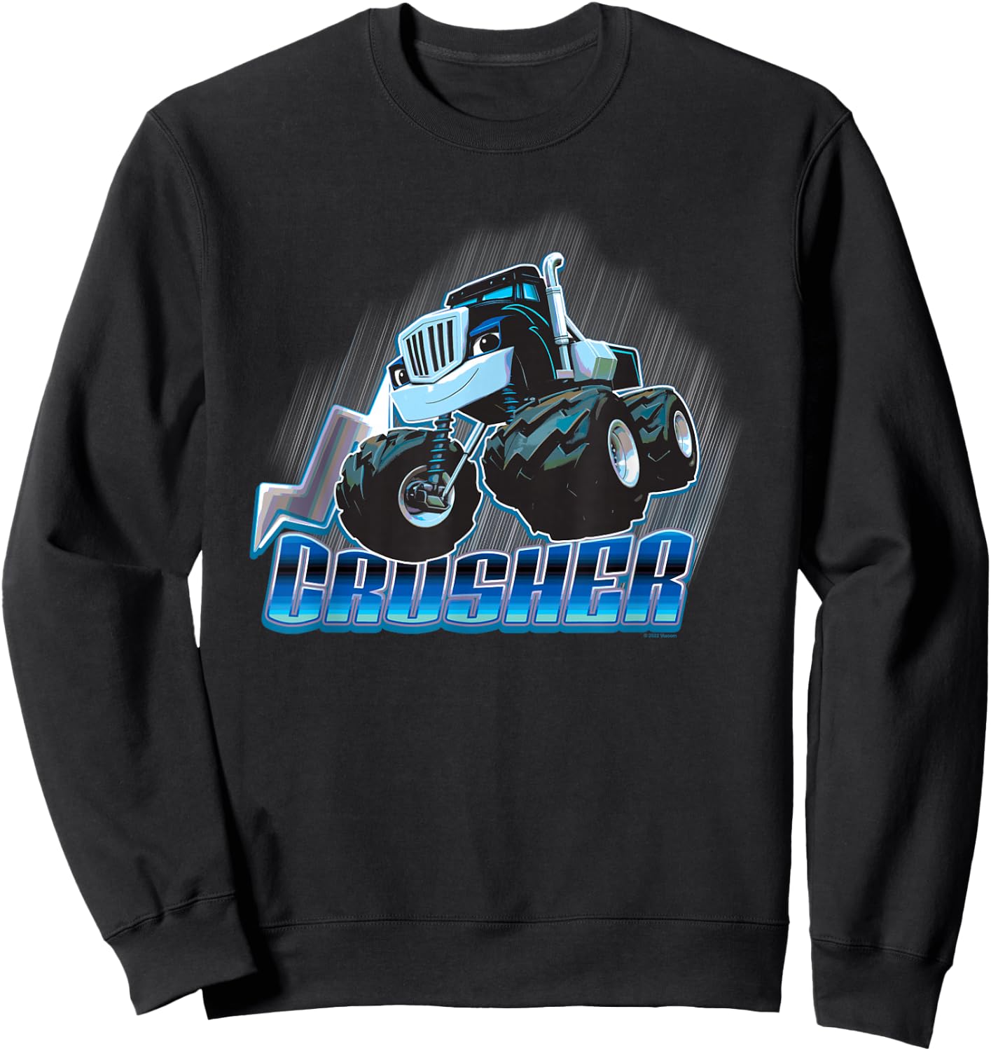 Blaze and The Monster Machines Crusher Badge Sweatshirt - Sweatshirt | Black