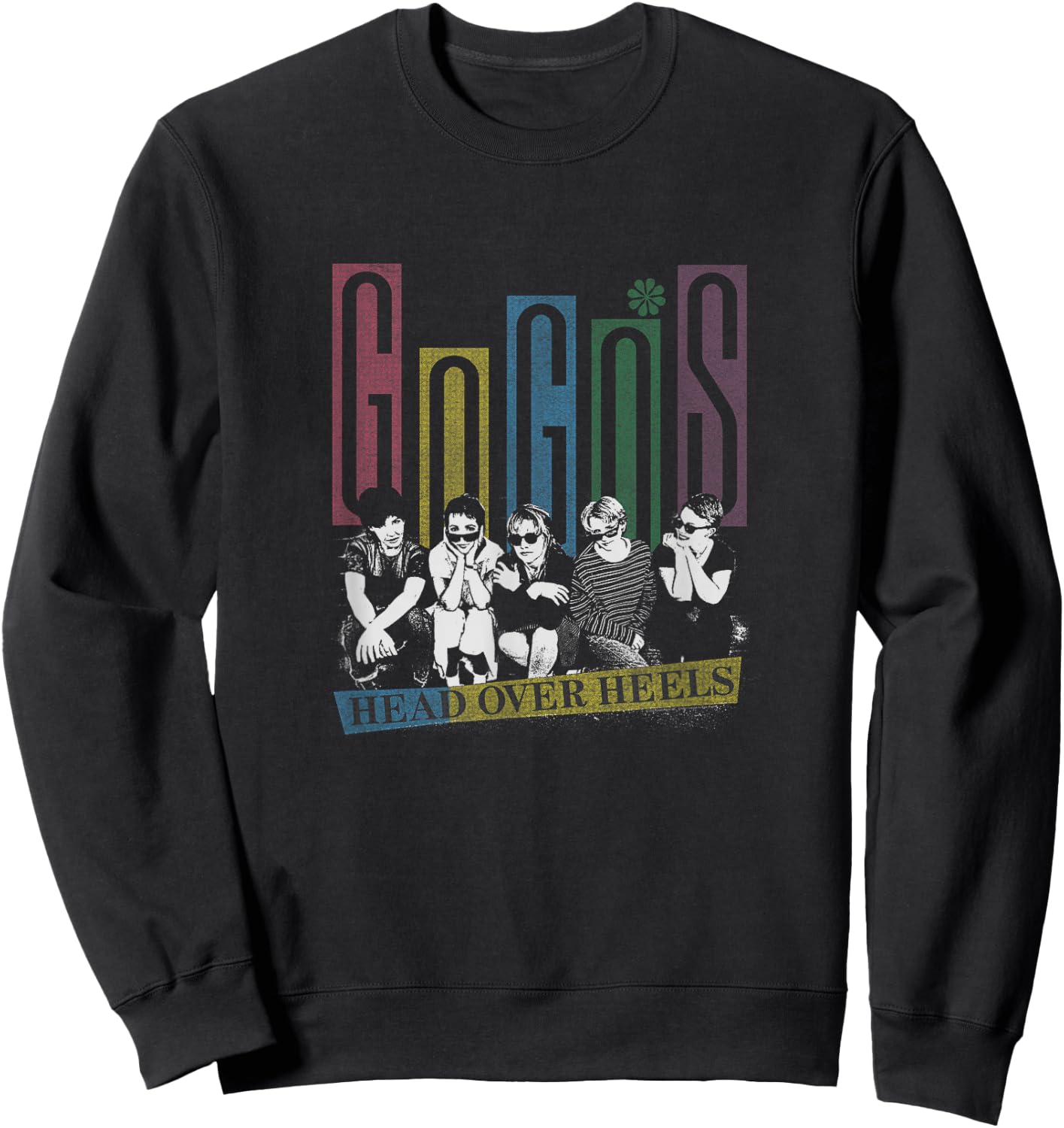 The Go-Go's - Head Over Heals Sweatshirt - Sweatshirt | Black