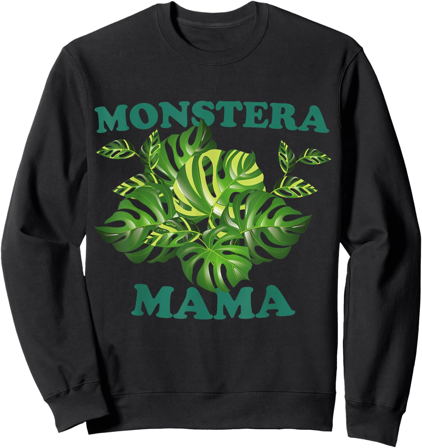 Monstera Mama Sweatshirt - Sweatshirt | Black