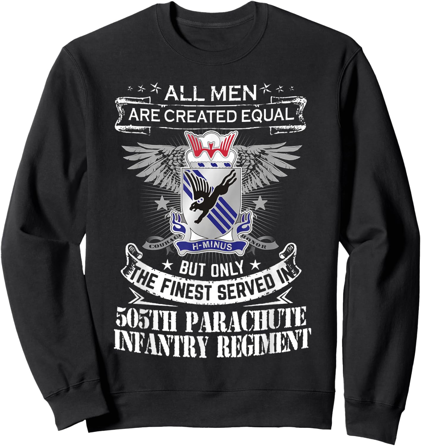 505th Parachute Infantry Regiment US Army Sweatshirt - Sweatshirt | Black