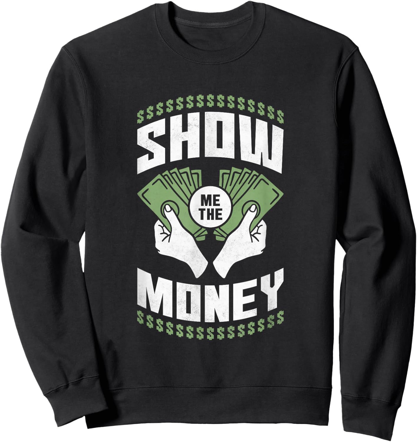 Show Me the Money Book Holder Sweatshirt - Sweatshirt | Black