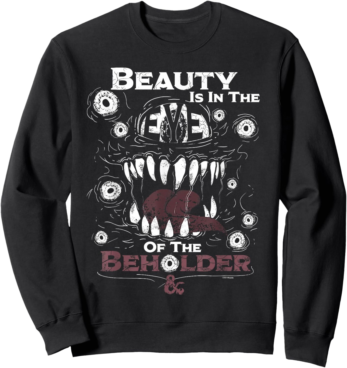 Dungeons & Dragons Beauty is in The Eye Sweatshirt - Sweatshirt | Black