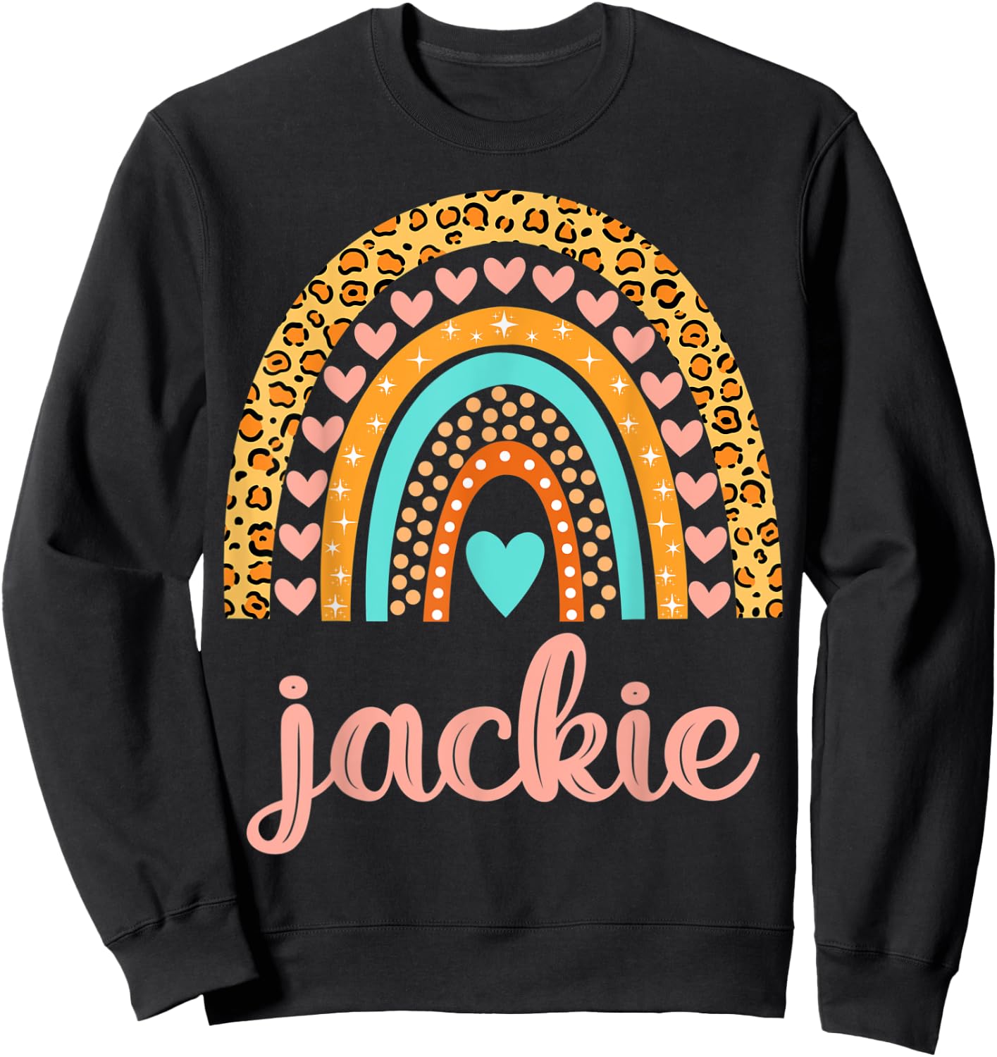 Jackie Jackie Name Birthday Shirt Gift Sweatshirt - Sweatshirt | Black