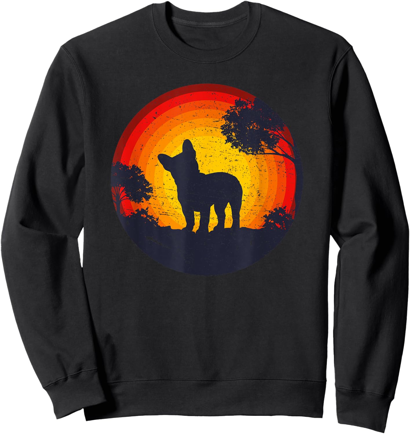 French Bulldog Frenchie Dog Sweatshirt - Sweatshirt | Black