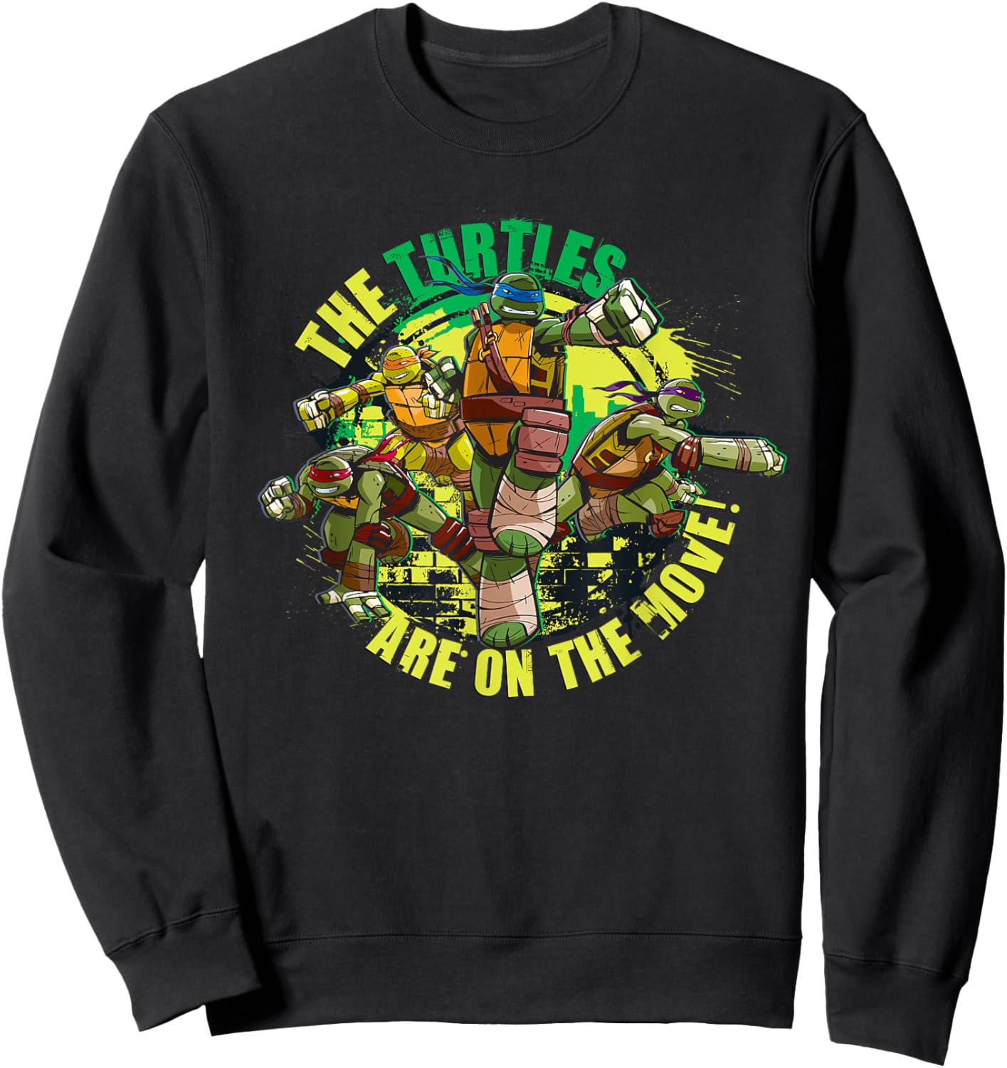 Teenage Mutant Ninja Turtles Gang Move Sweatshirt - Sweatshirt | Black