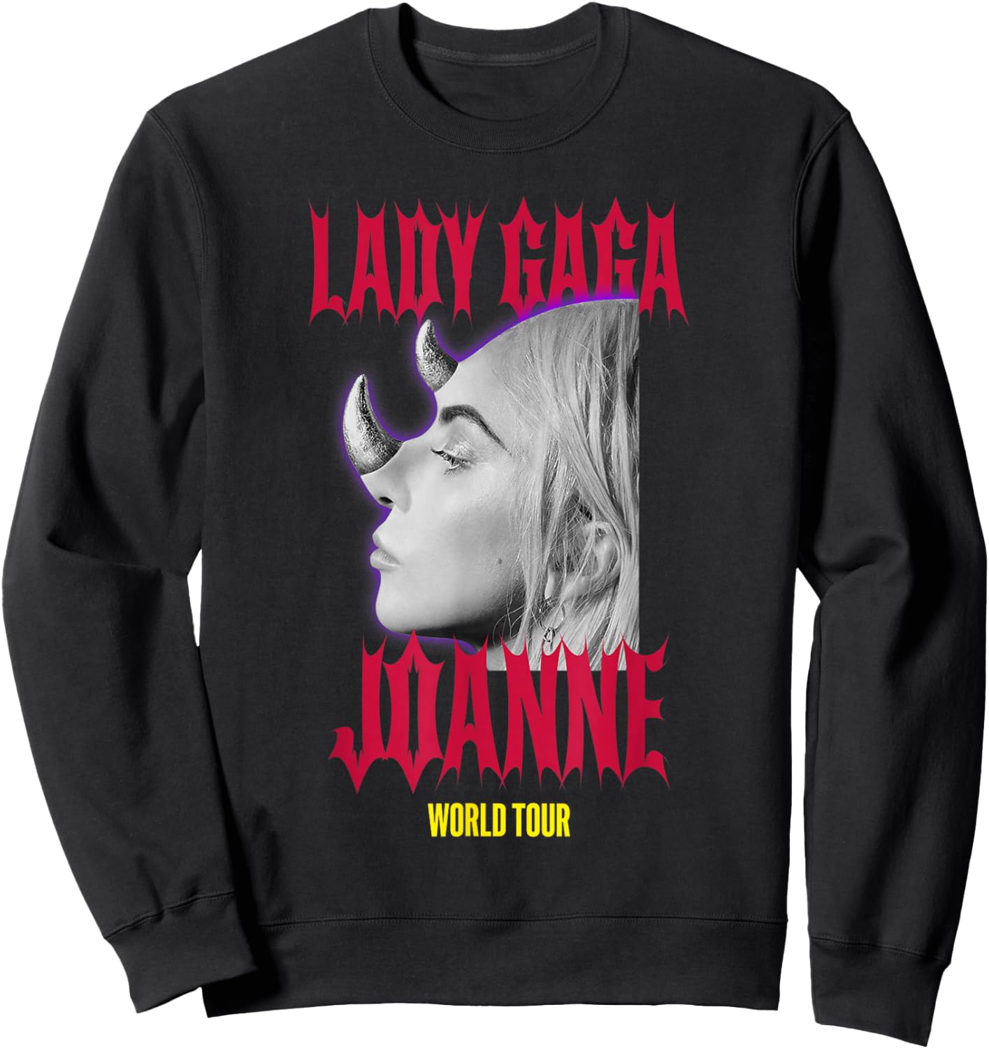 Lady Gaga Official Horns Black Small Sweatshirt - Sweatshirt | Black
