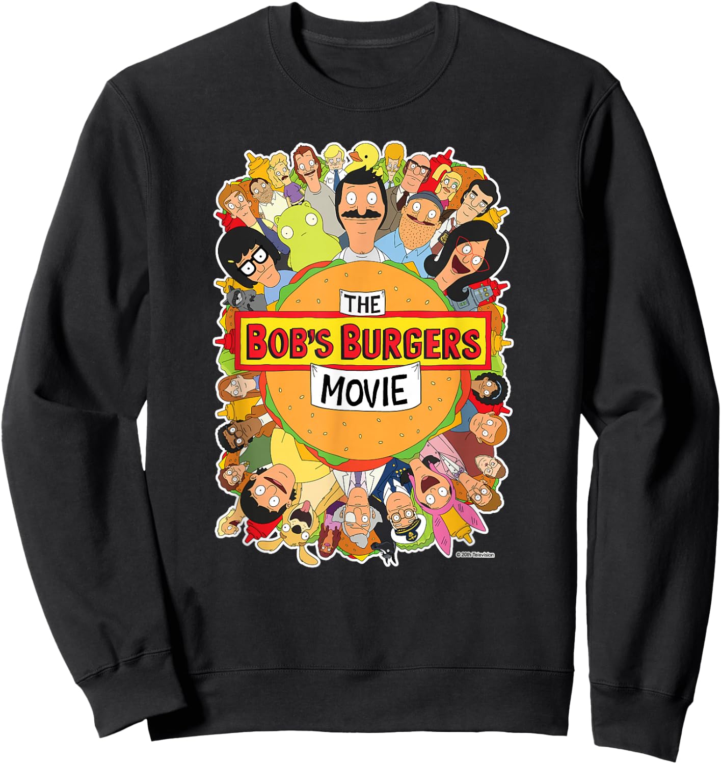 The Bob’s Burgers Movie Poster Sweatshirt - Sweatshirt | Black