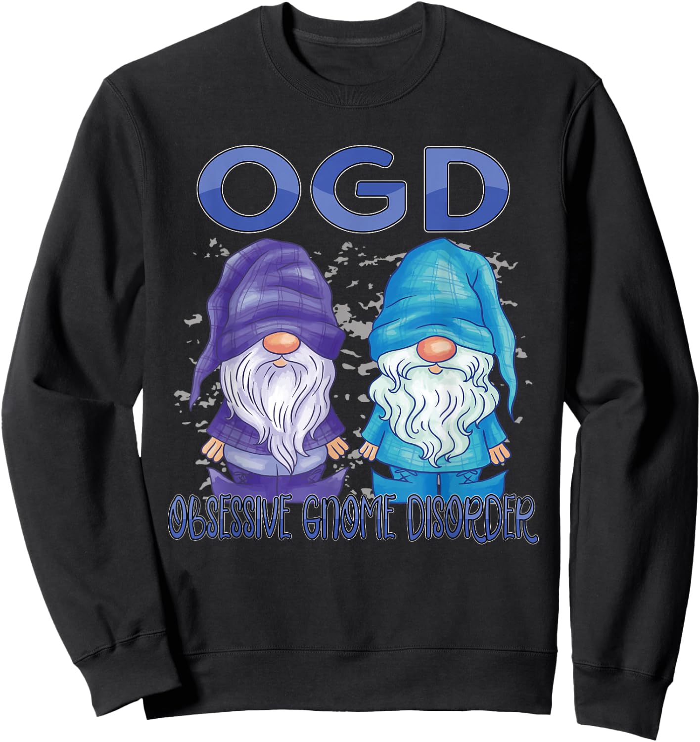 Garden Gnomes Gnome Lover Funny Gnome Gardening Small Sweatshirt - Sweatshirt | Black