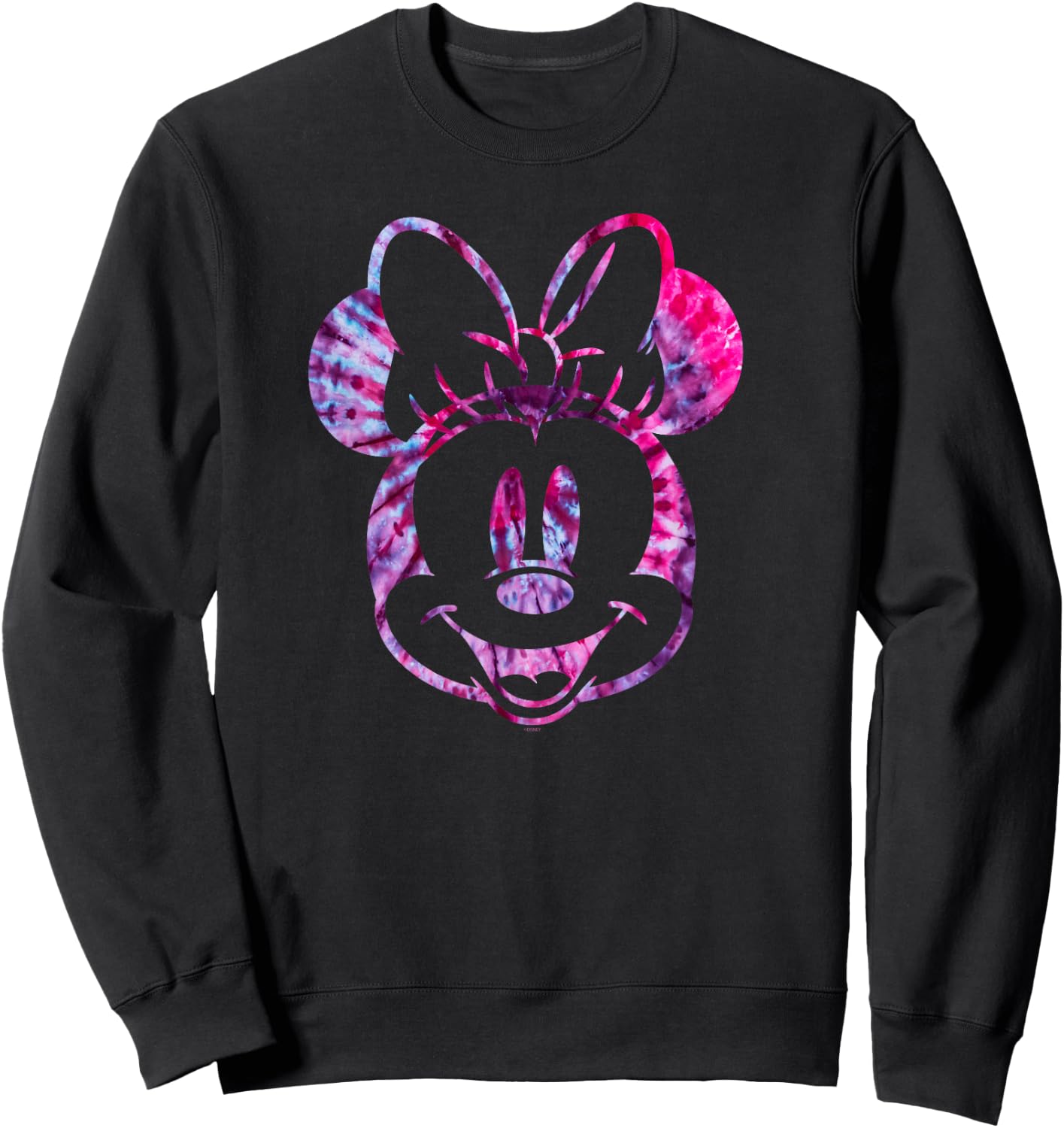 Disney Minnie Mouse Pink Tie Dye Sweatshirt - Sweatshirt | Black