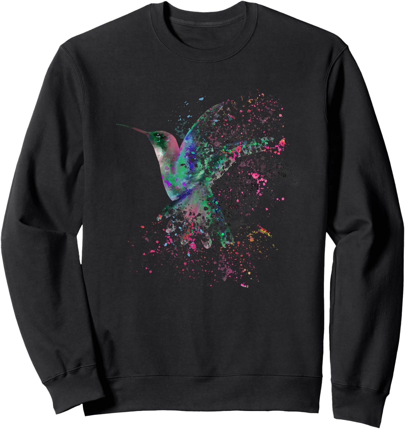 Nature Wildlife Birds Hummingbird Lover Sweatshirt - Sweatshirt | Black