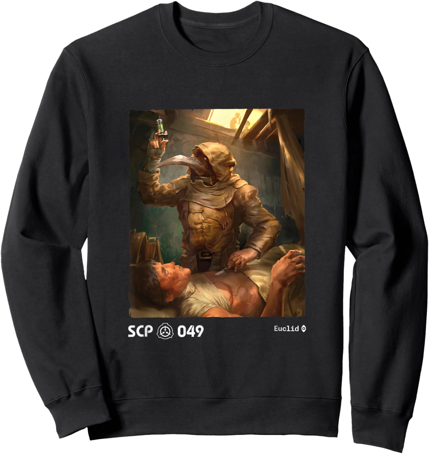 Scp-049 Sweatshirt - Sweatshirt | Black