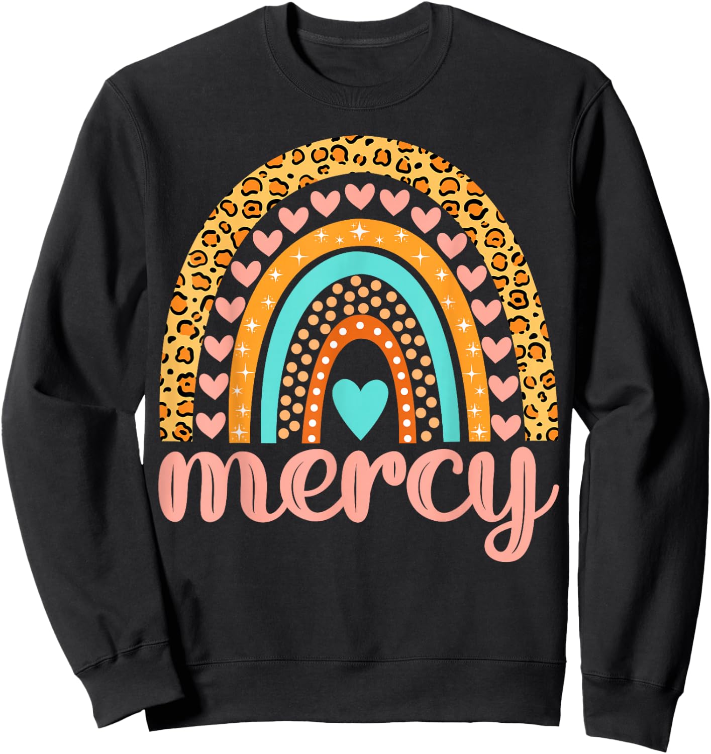 Mercy Mercy Name Birthday Shirt Gift Sweatshirt - Sweatshirt | Black