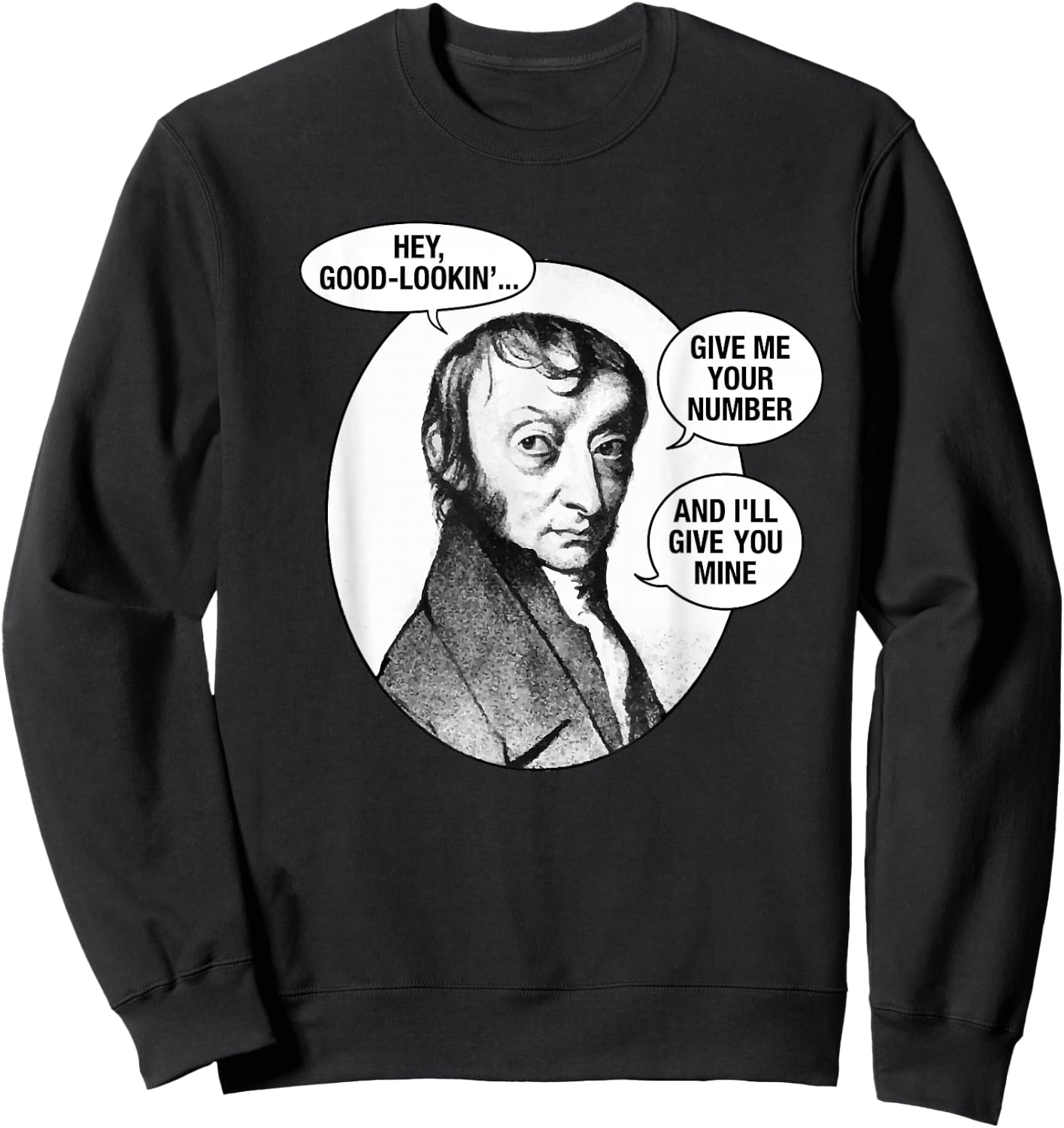 Funny Avogadro's Number Mole Day Chemistry Pun Sweatshirt - Sweatshirt | Black