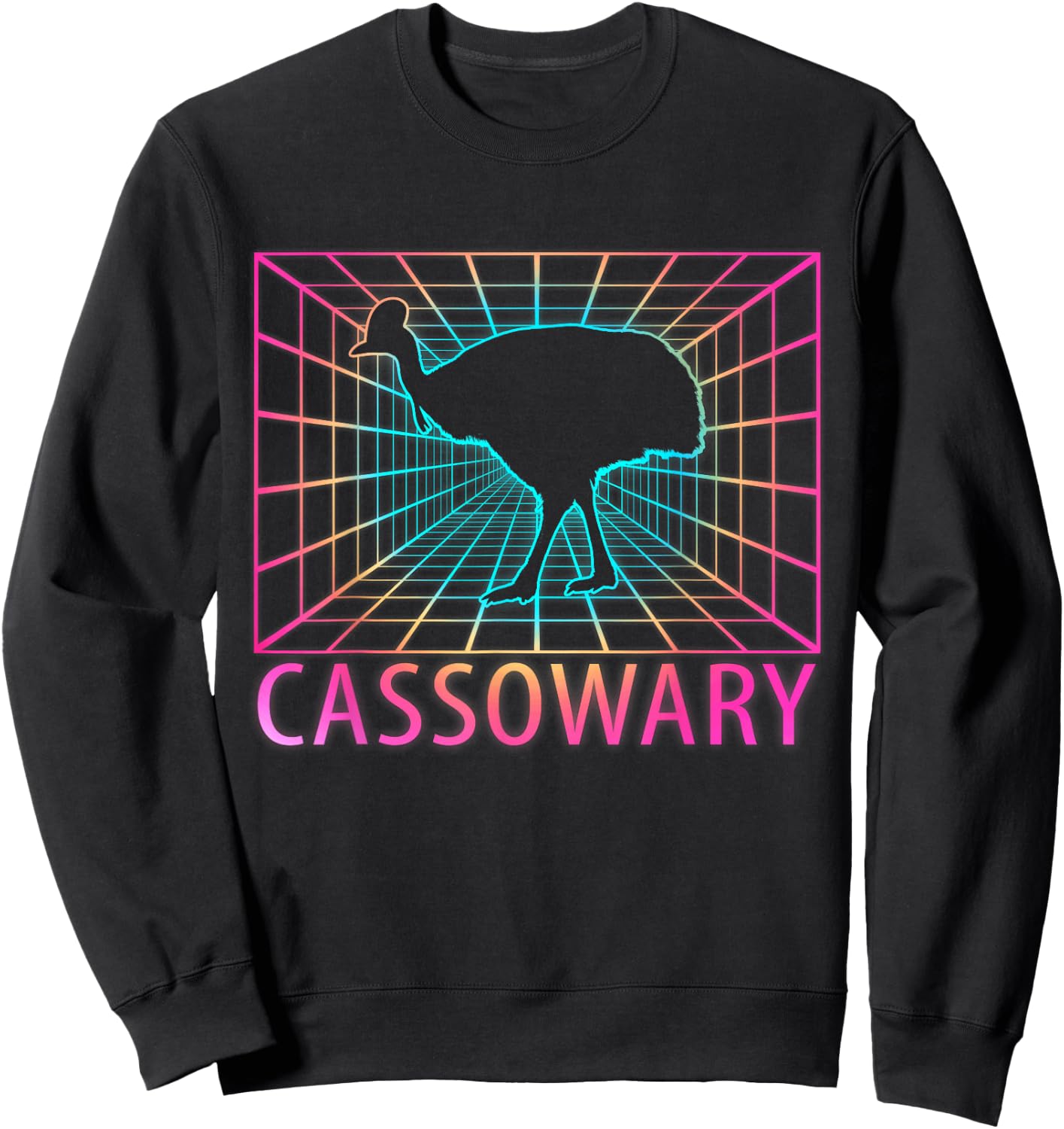 Cassowary Bird Gift Sweatshirt - Sweatshirt | Black