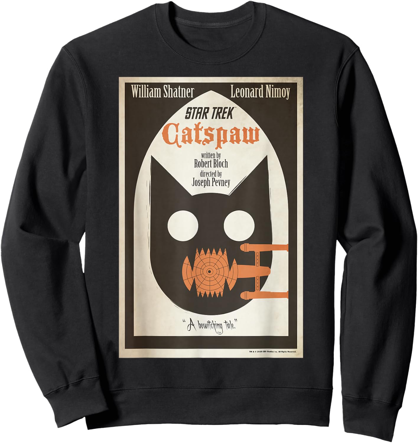 Star Trek Original Series Catspaw Poster Sweatshirt - Sweatshirt | Black