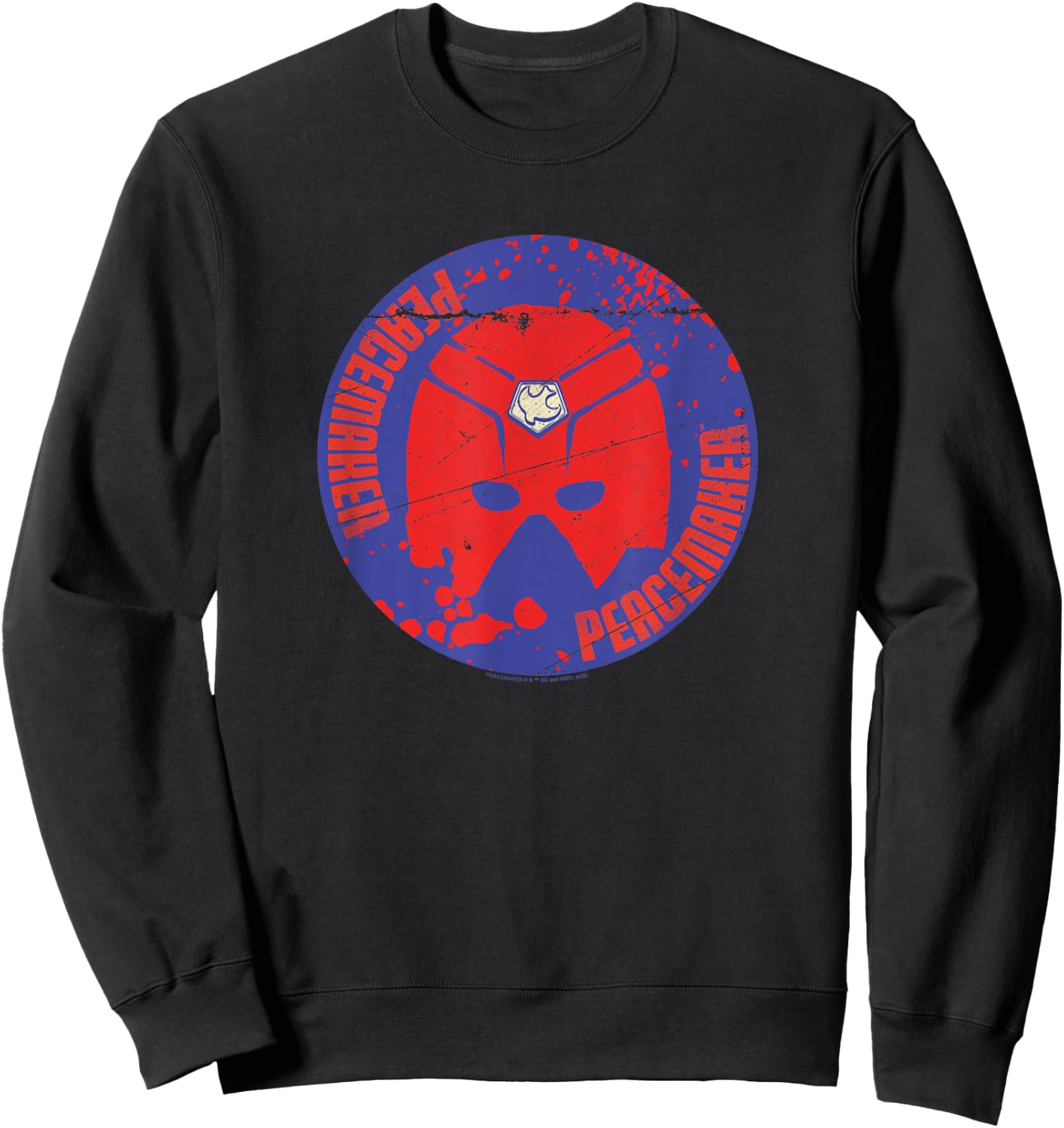 Peacemaker Helmet Icon Sweatshirt - Sweatshirt | Black