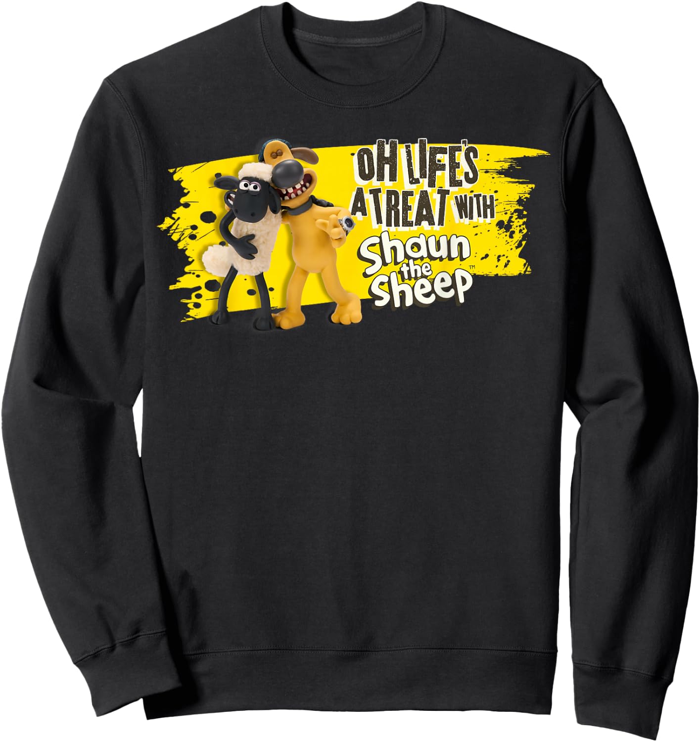 Shaun The Sheep: Life's a Treat Sweatshirt - Sweatshirt | Black