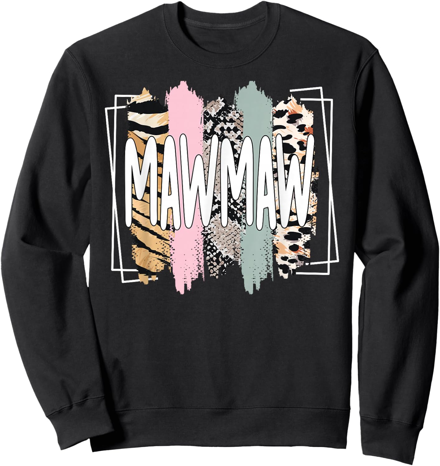 Best Mawmaw Grandmother Appreciation Mawmaw Grandma Sweatshirt - Sweatshirt | Black