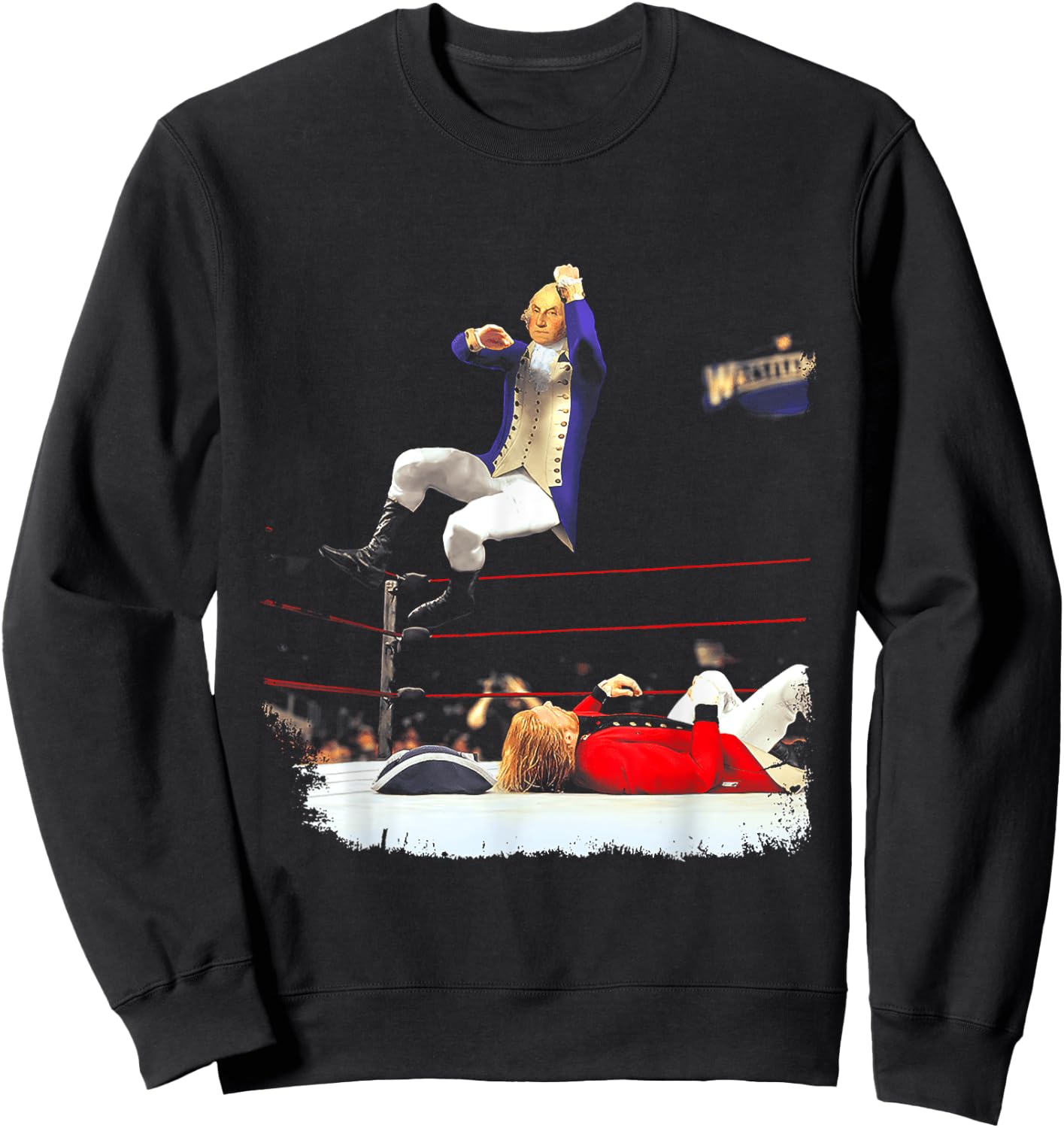George Washington Wrestling Sweatshirt - Sweatshirt | Black