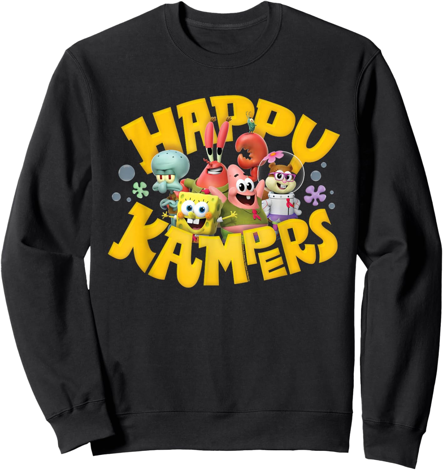 Kamp Koral Happy Kampers Sweatshirt - Sweatshirt | Black