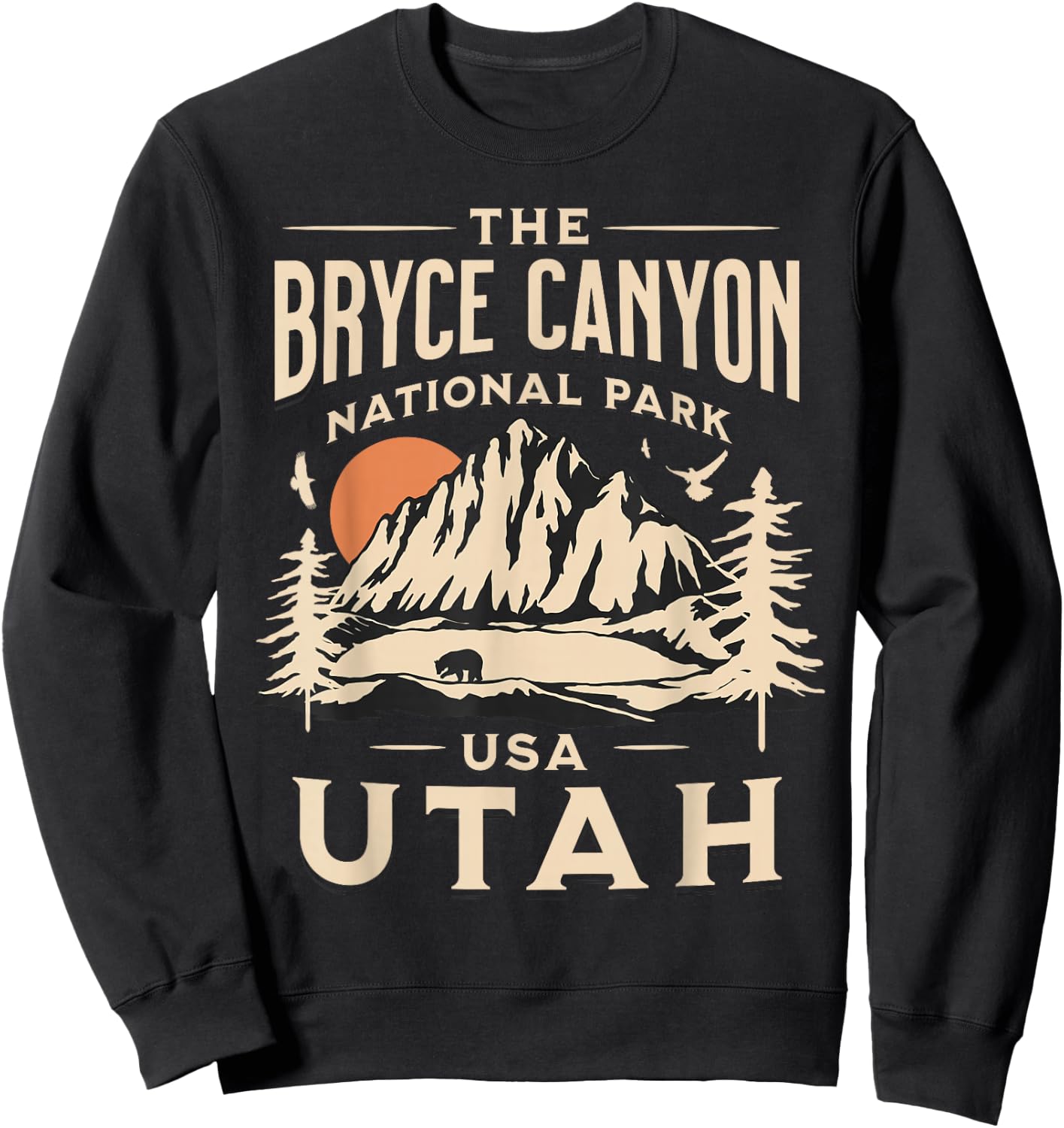 Bryce Canyon National Park Sweatshirt - Sweatshirt | Black