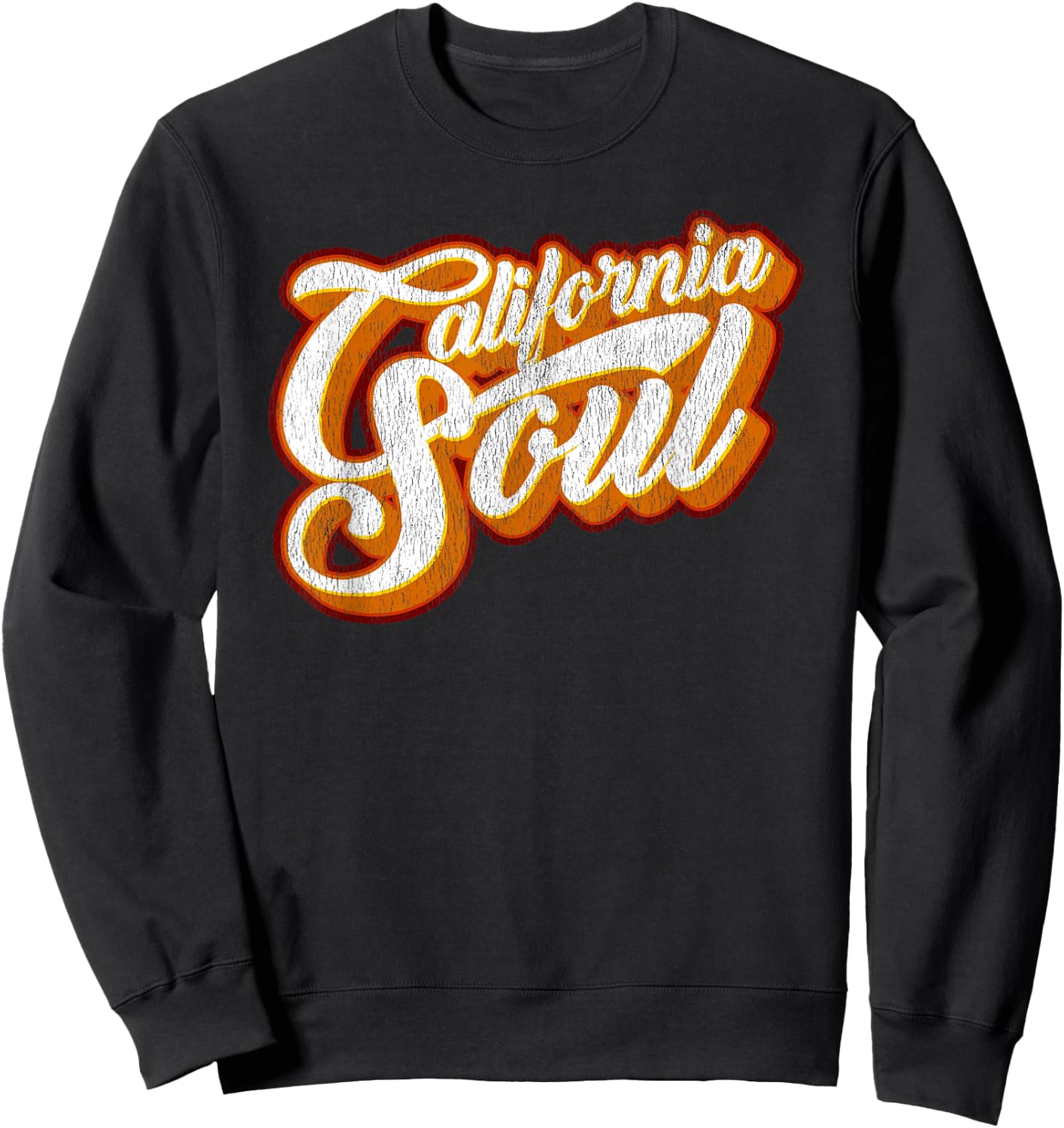 California Soul Retro Sweatshirt - Sweatshirt | Black