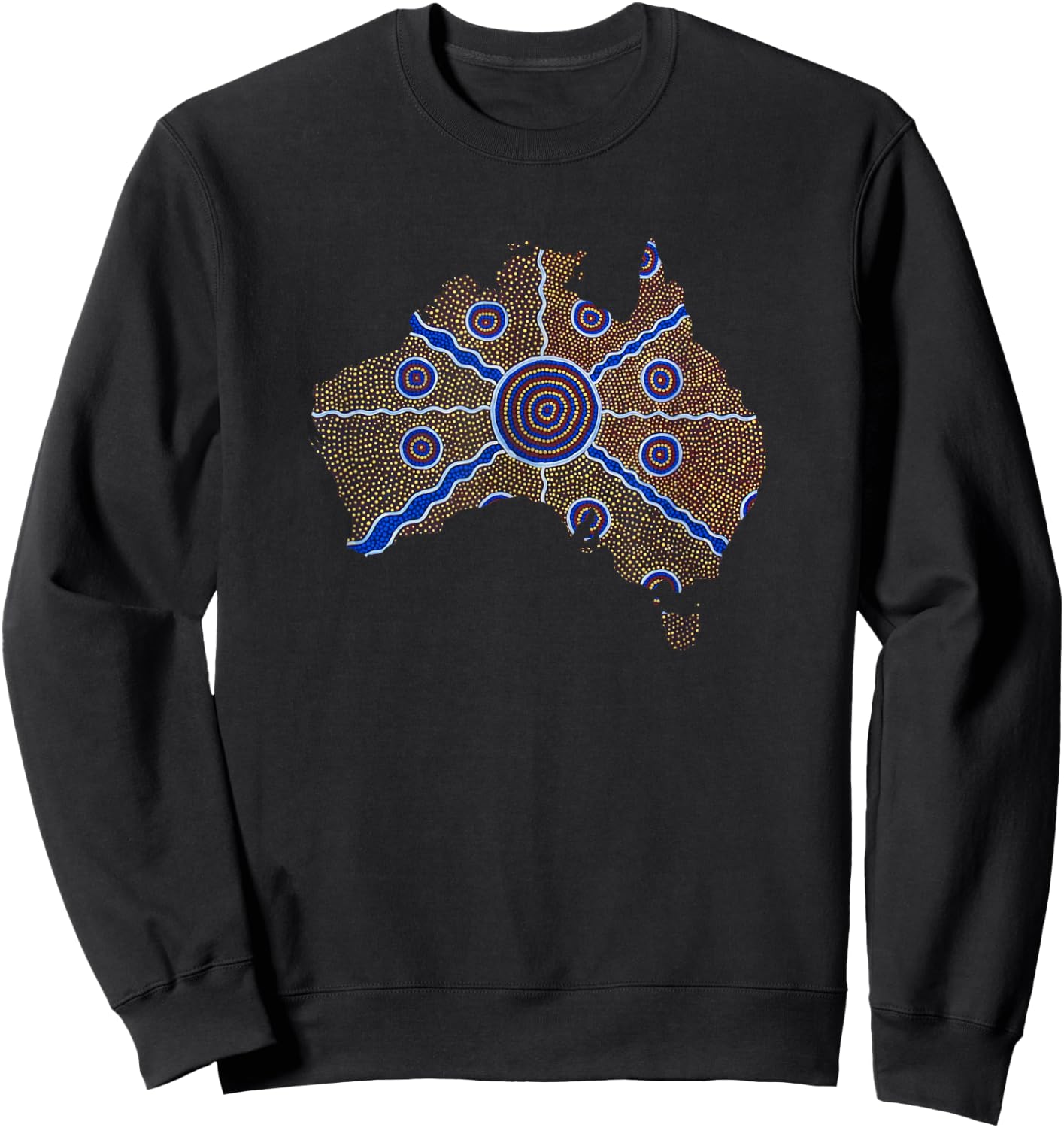 Australian Aboriginal For Indegineous Aussie Sweatshirt - Sweatshirt | Black