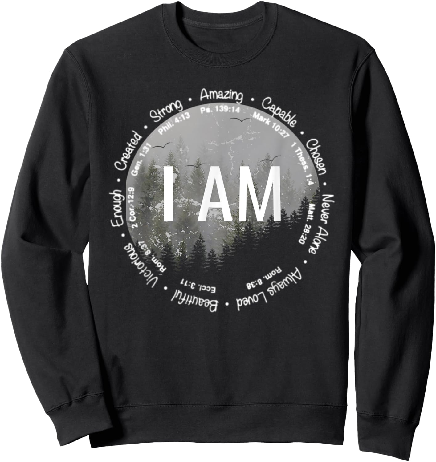 I Am A Child Of The Most High God Jesus Vintage Distressed Sweatshirt - Sweatshirt | Black