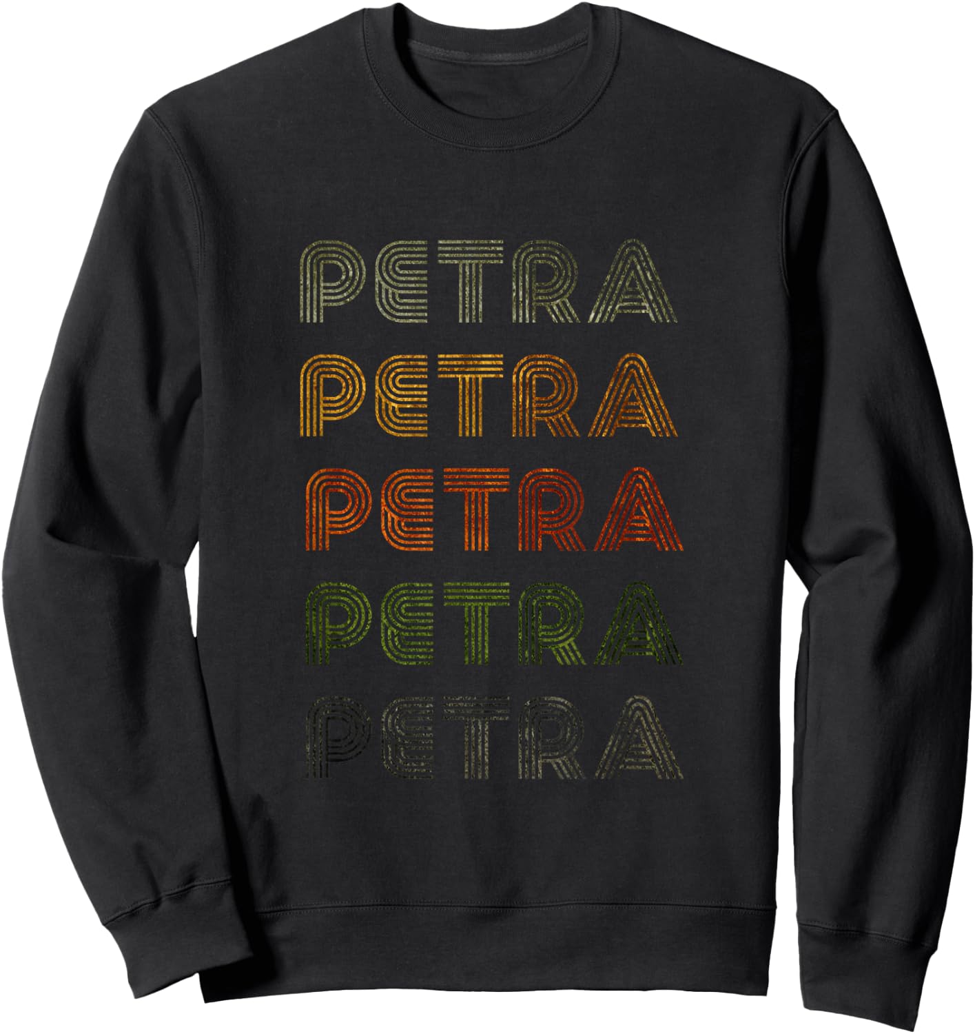 Love Heart Petra Grunge/Vintage Style Black Petra Sweatshirt - Sweatshirt | Black