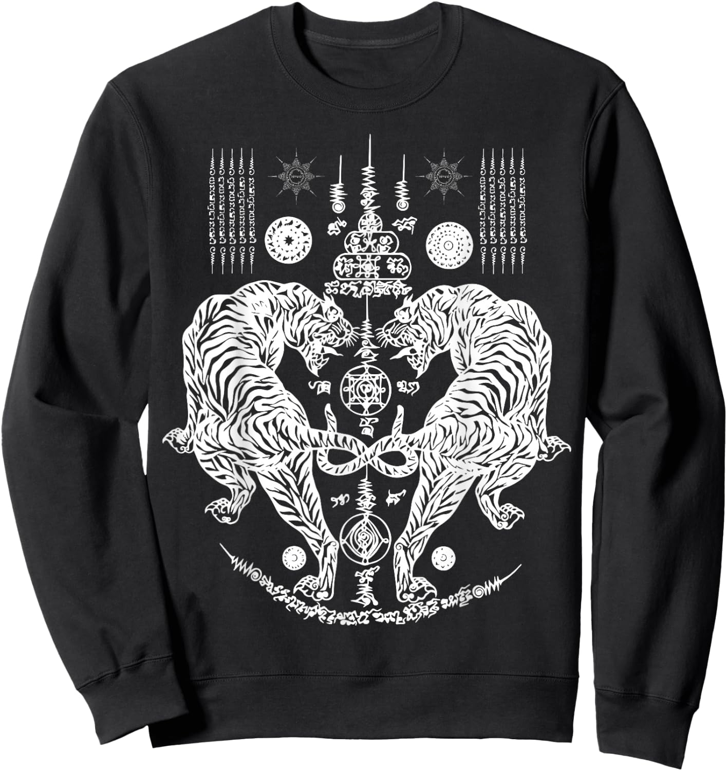 Thailand tattoo magical sak yant thai tattoos thailand gift Sweatshirt - Sweatshirt | Black