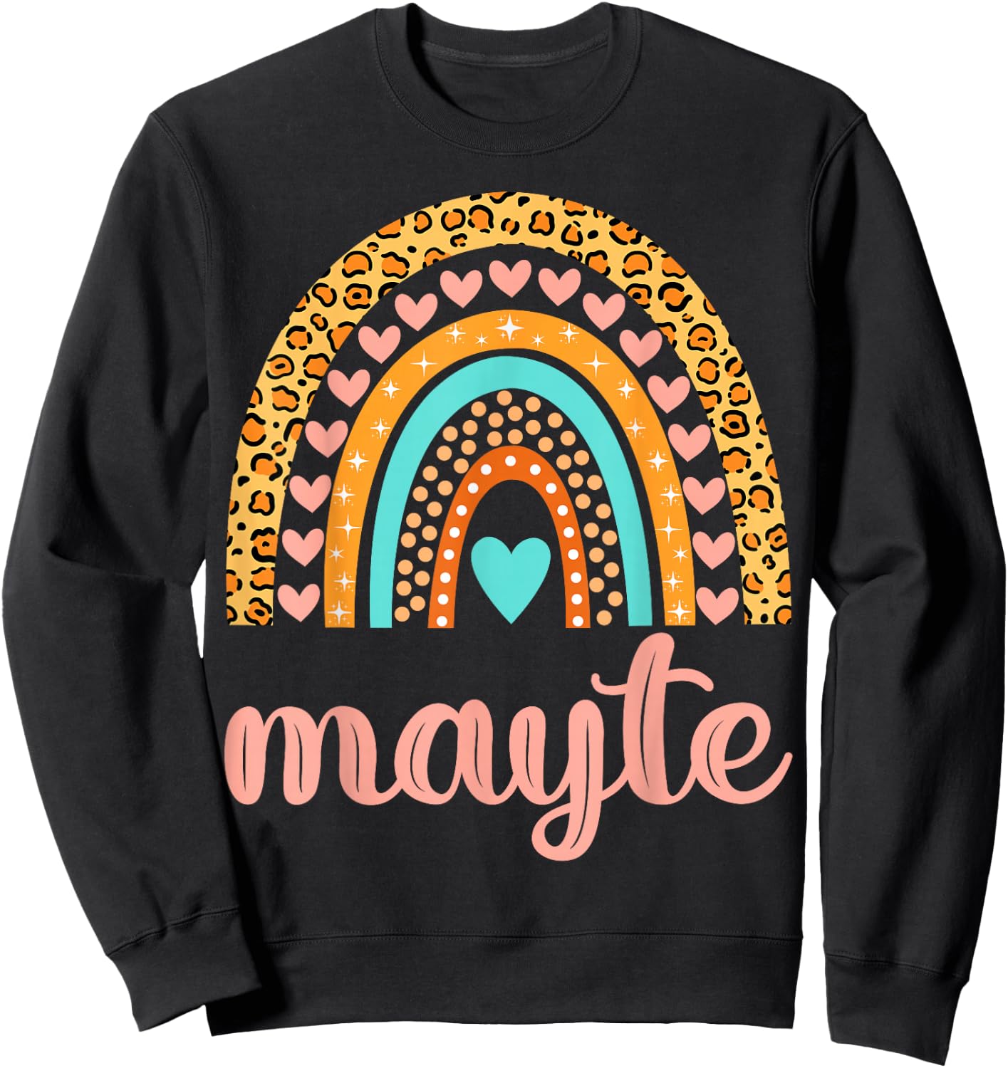 Mayte Mayte Name Birthday Shirt Gift Sweatshirt - Sweatshirt | Black
