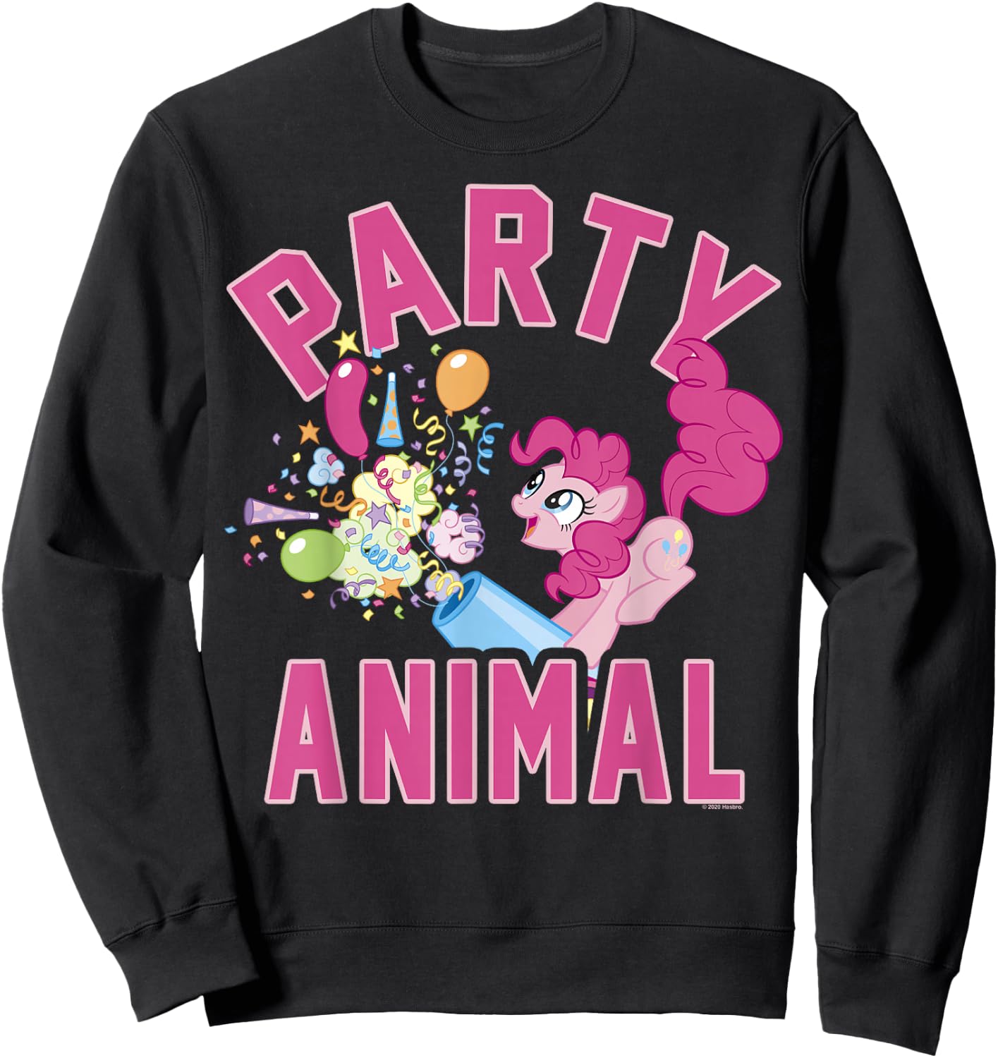 My Little Pony: Friendship is Magic Pinkie Pie Party Animal Sweatshirt - Sweatshirt | Black