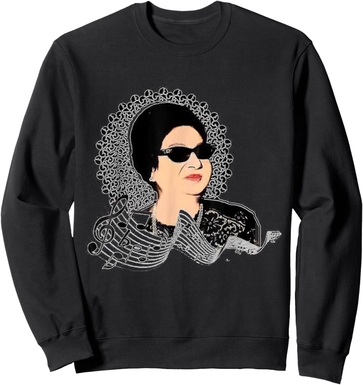 umm kulthum T-Shir Mama Letter Printed Mother Gifts 2021 Sweatshirt - Sweatshirt | Black