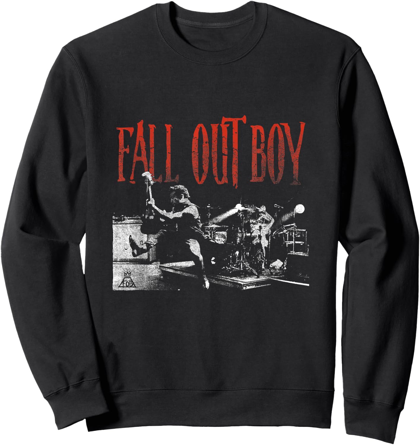 Fall Out Boy - Live Photo Sweatshirt - Sweatshirt | Black
