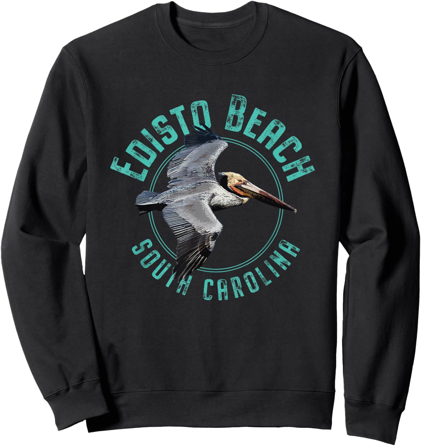 Edisto Beach South Carolina Women Girls Kids Sweatshirt - Sweatshirt | Black