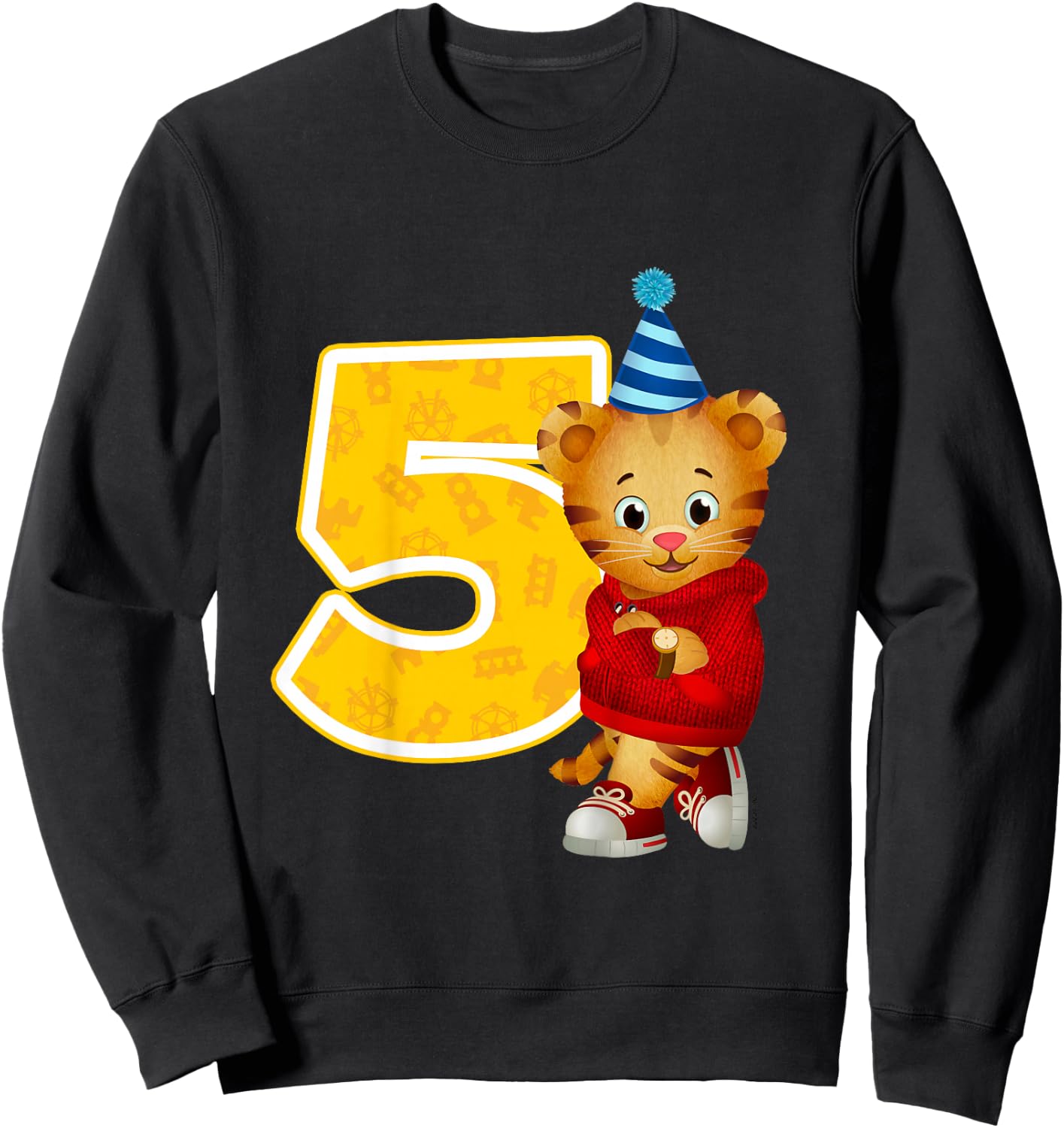 Daniel Tiger's Neighborhood: My 5th Birthday Sweatshirt - Sweatshirt | Black
