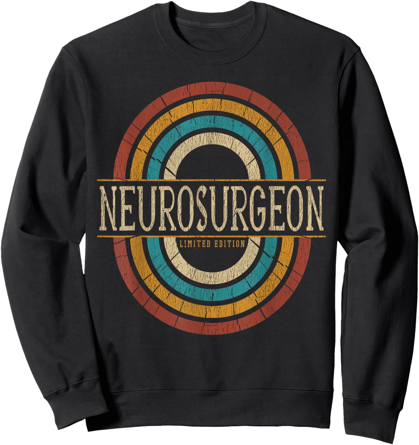 Neurosurgeon Vintage Retro Sweatshirt - Sweatshirt | Black