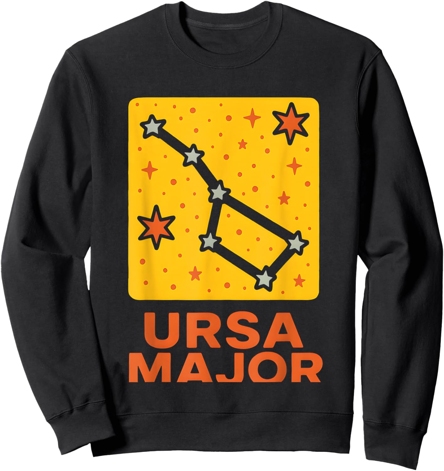 Stars Constellation Ursa Major Space Astronomer Sweatshirt - Sweatshirt | Black