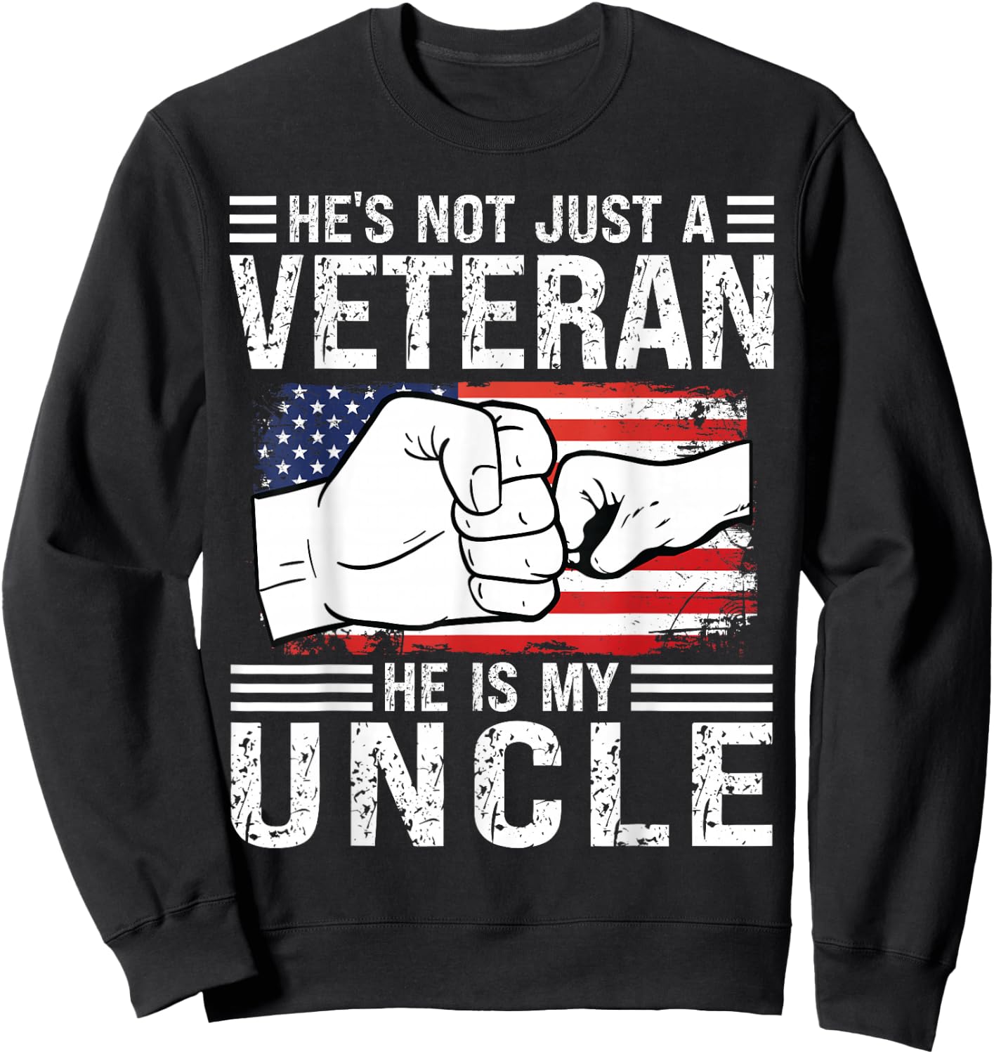 Gift Godfather -Adults -Kids Black Small Classic Fit Short Sleeve Veteran Sweatshirt - Sweatshirt | Black