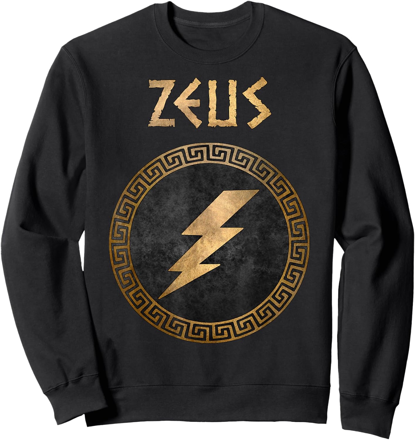 Zeus Ancient Greek God King of the Gods Sweatshirt - Sweatshirt | Black
