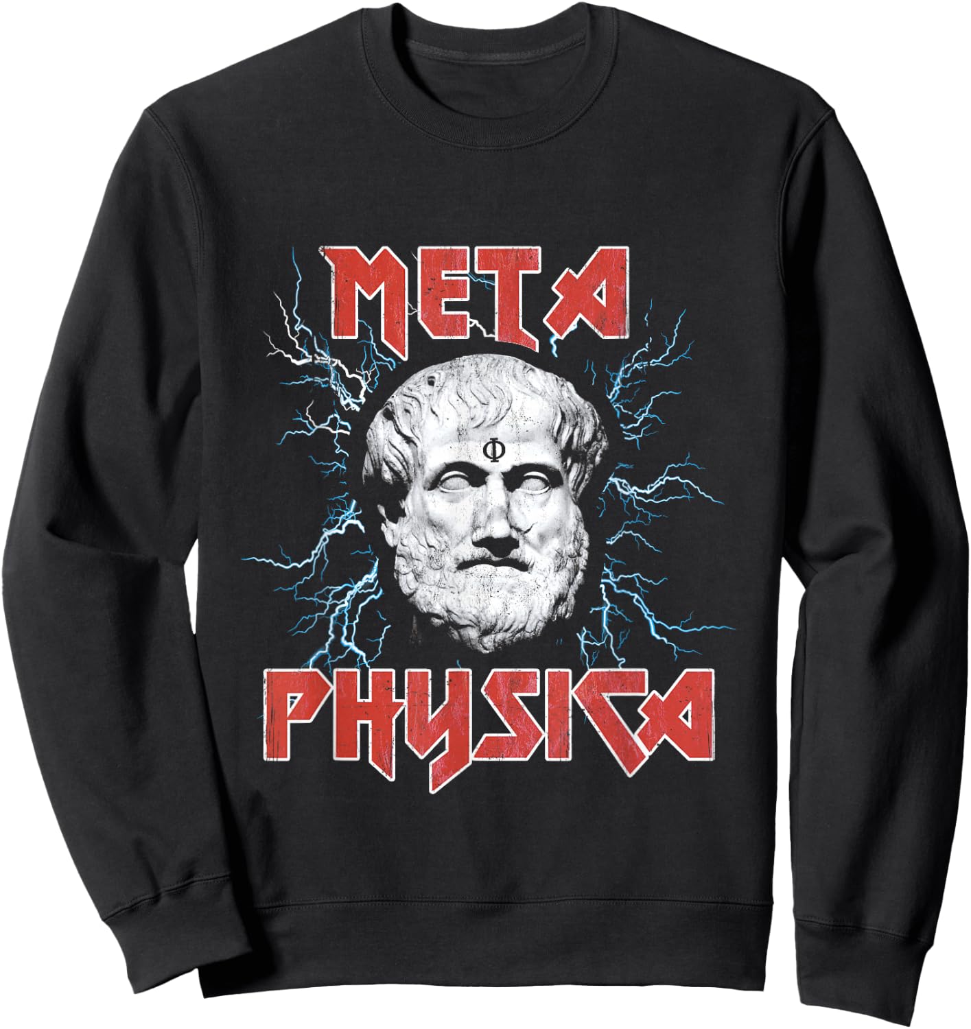 Metaphysica Aristotle Metaphysics Early Greek Philosophy Sweatshirt - Sweatshirt | Black