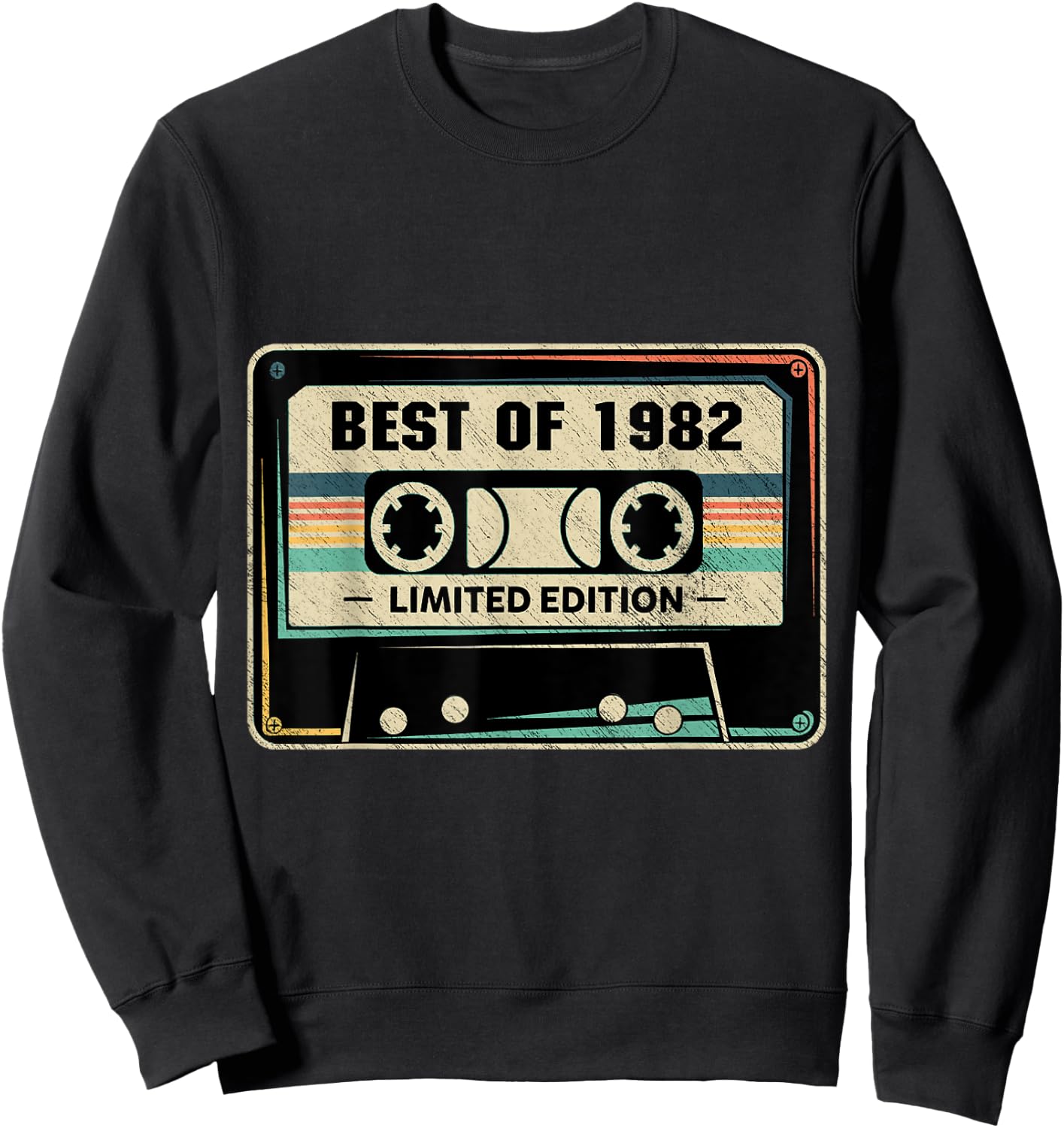 1982 Birthday And Sweatshirt - Sweatshirt | Black