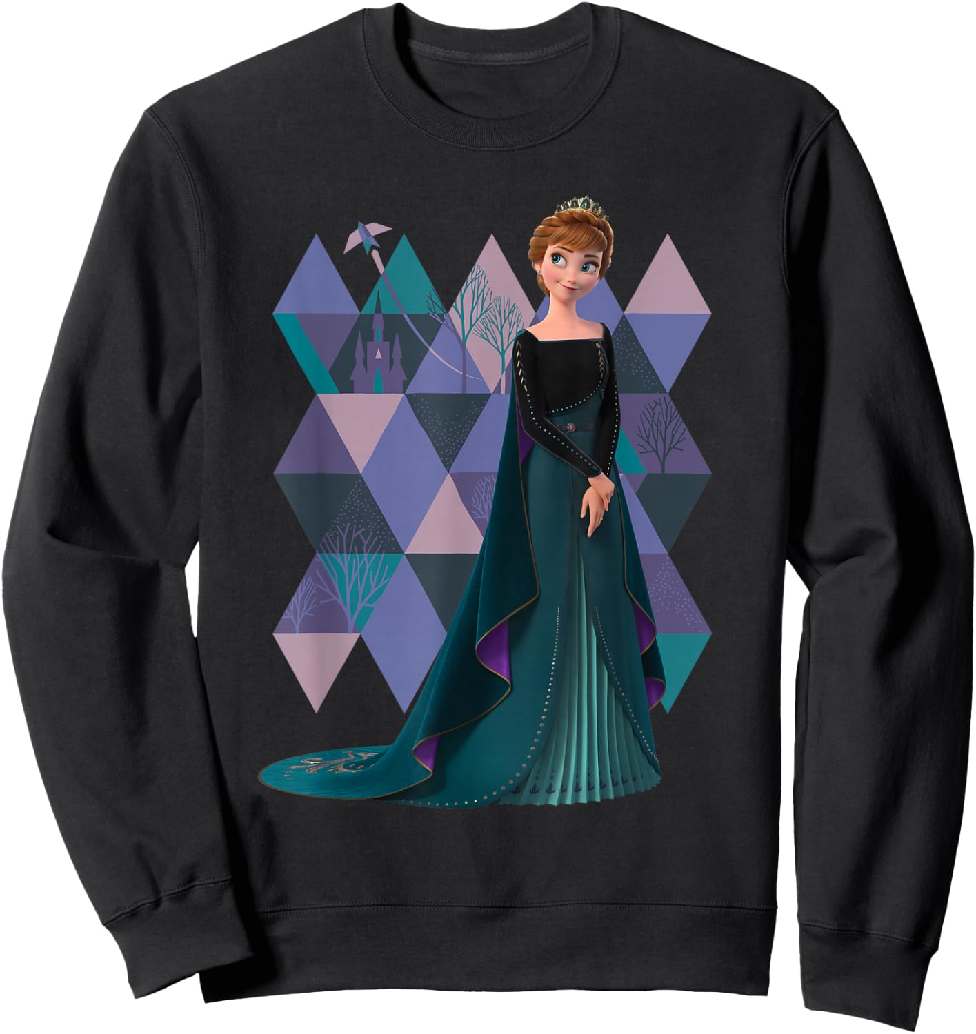 Disney Frozen 2 Queen Anna of Arendelle Sweatshirt - Sweatshirt | Black