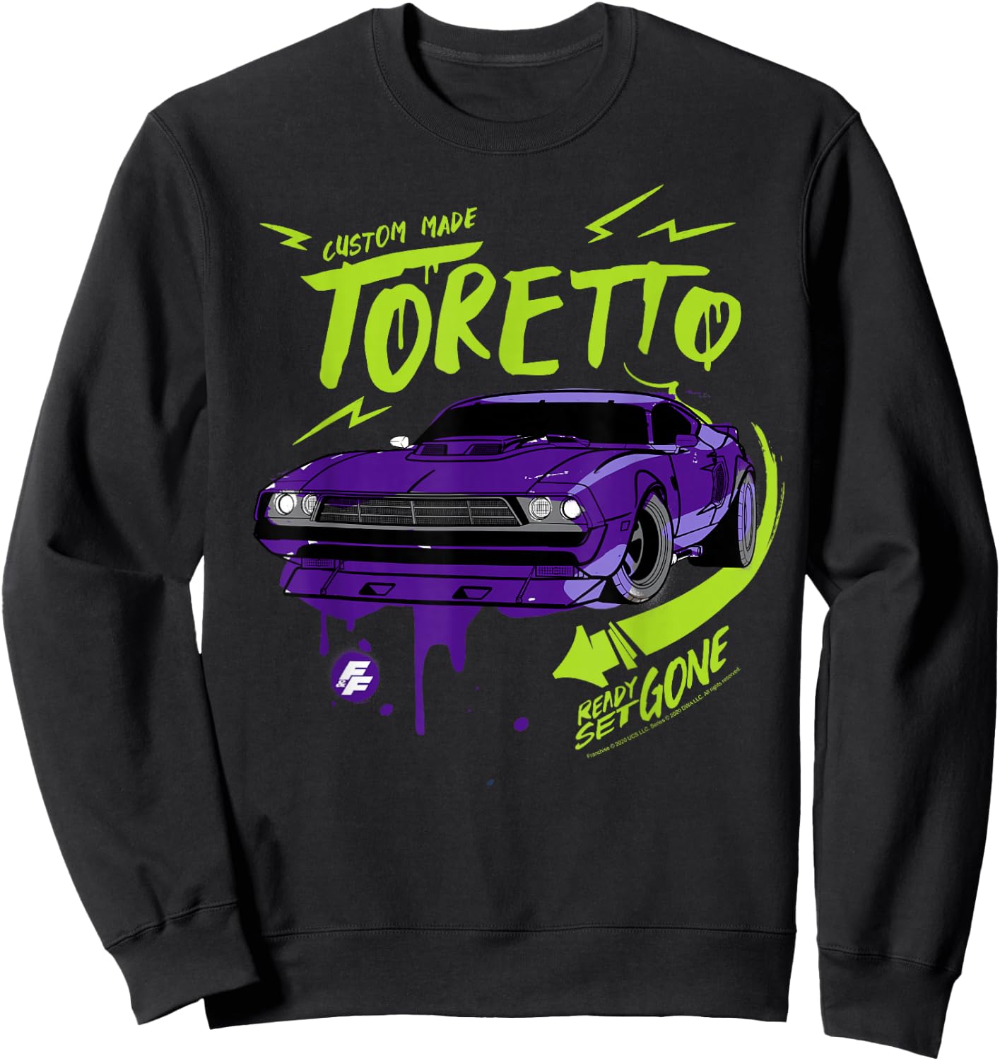 Fast & Furious: Spy Racers Toretto Ready Set Gone Sweatshirt - Sweatshirt | Black