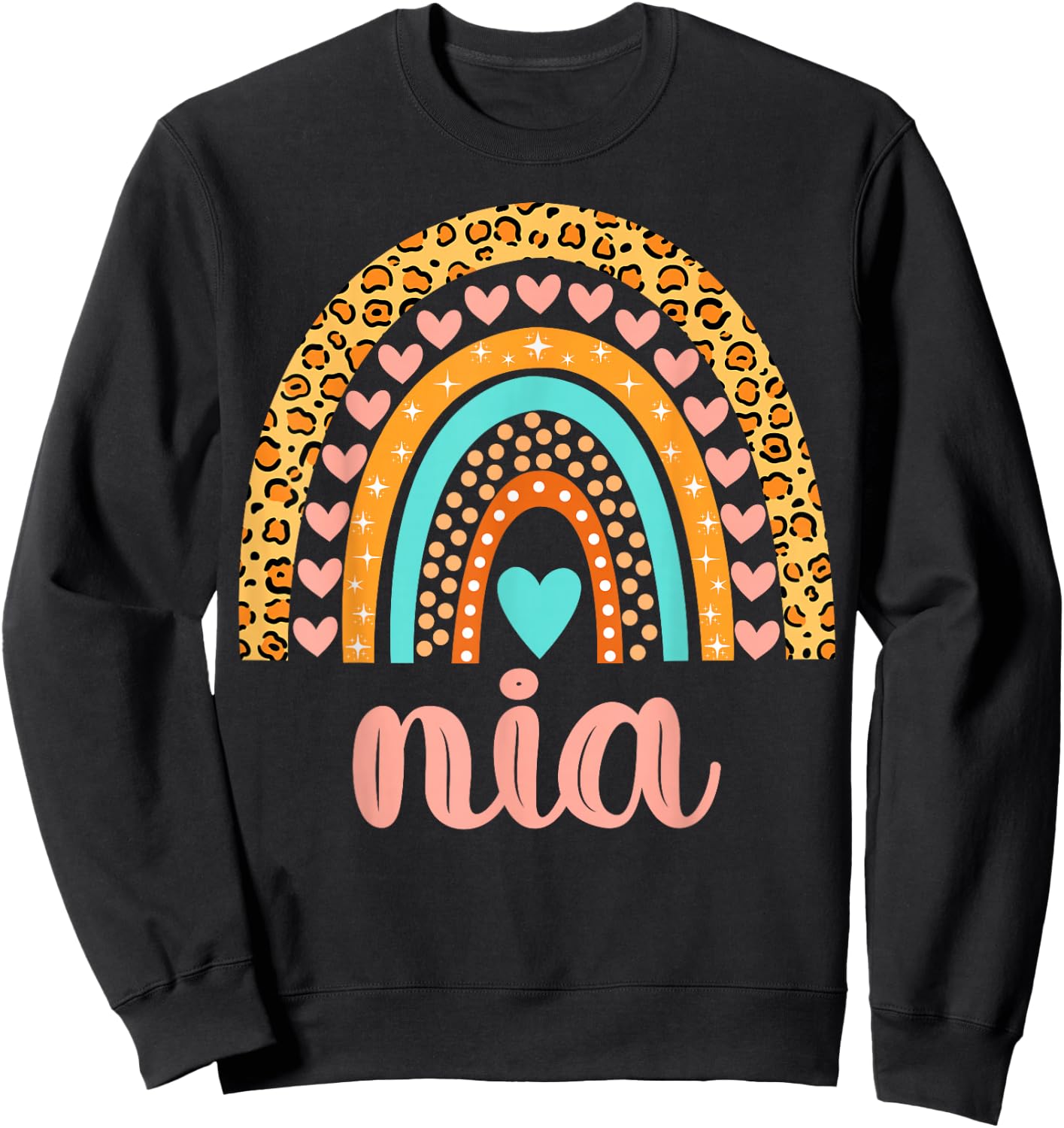 Nia Nia Name Birthday Shirt Gift Sweatshirt - Sweatshirt | Black