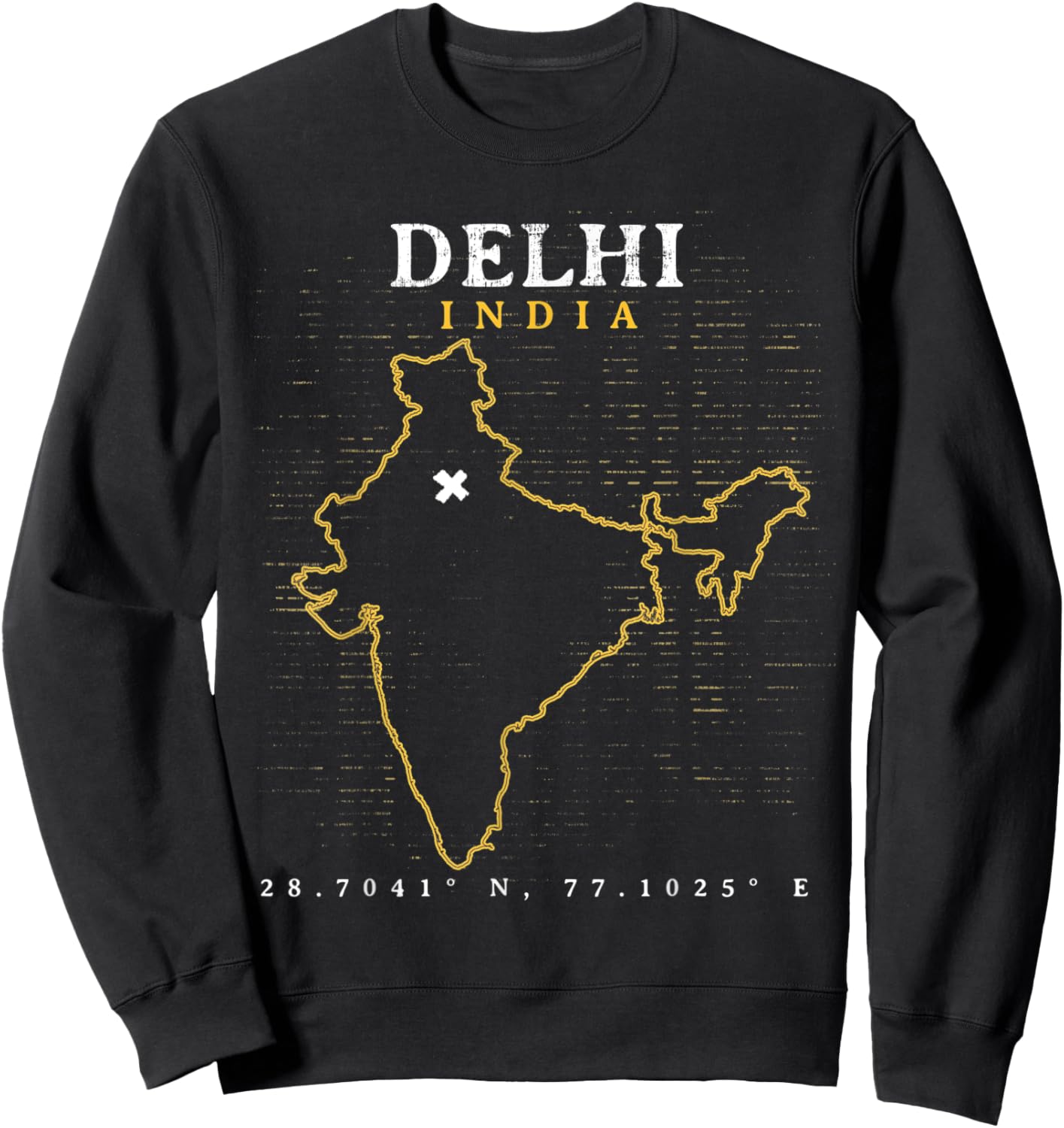India New Delhi Sweatshirt - Sweatshirt | Black