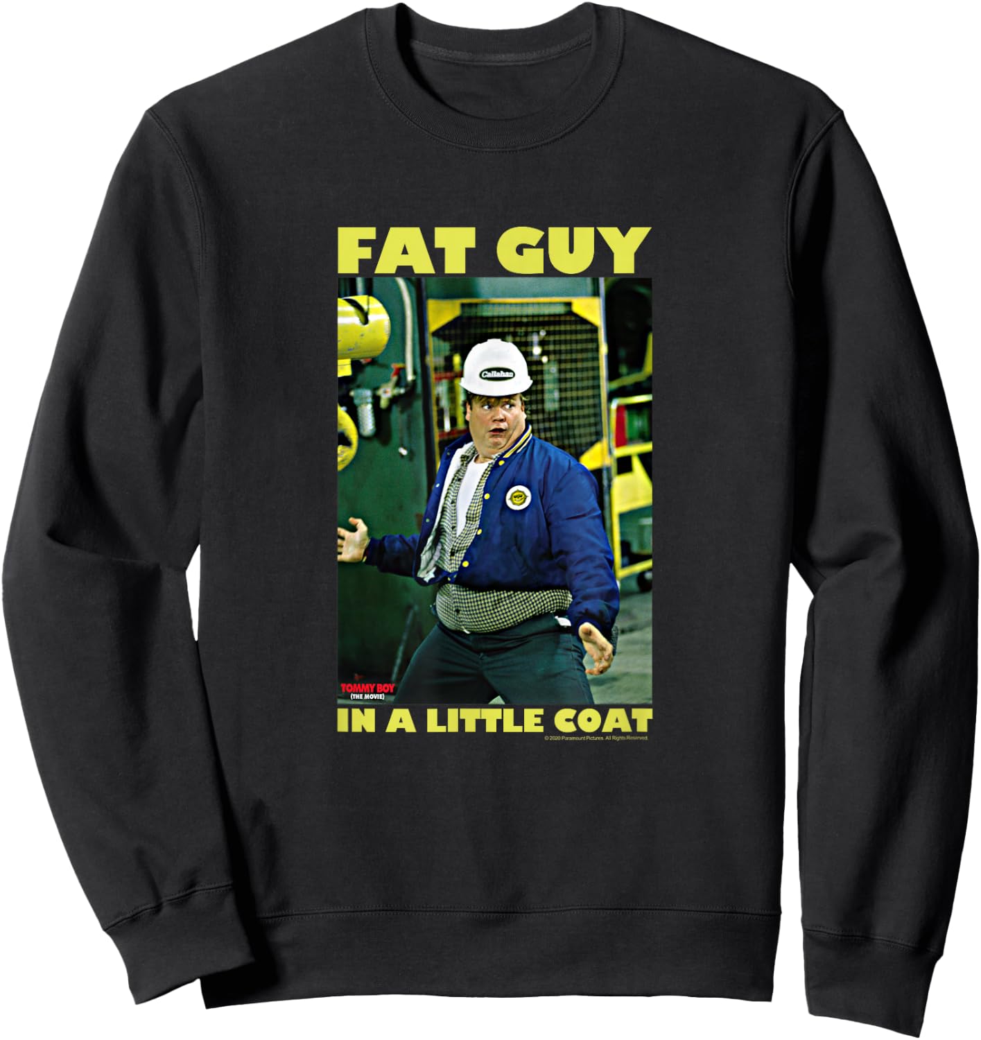 Tommy Boy Fat Guy in a Little Coat Sweatshirt - Sweatshirt | Black